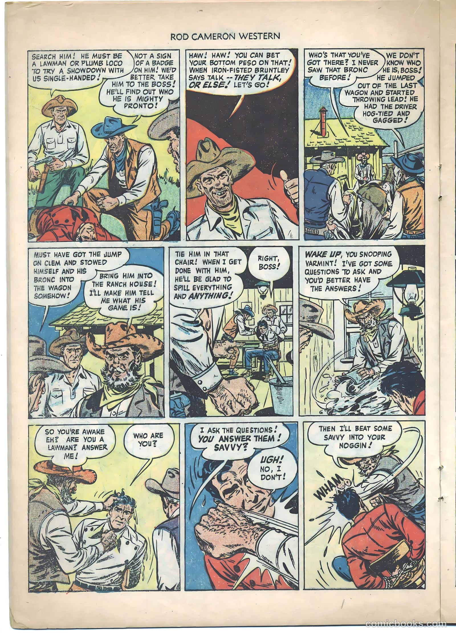 Rod Cameron Western #1 (1950) — page 16 of 36
