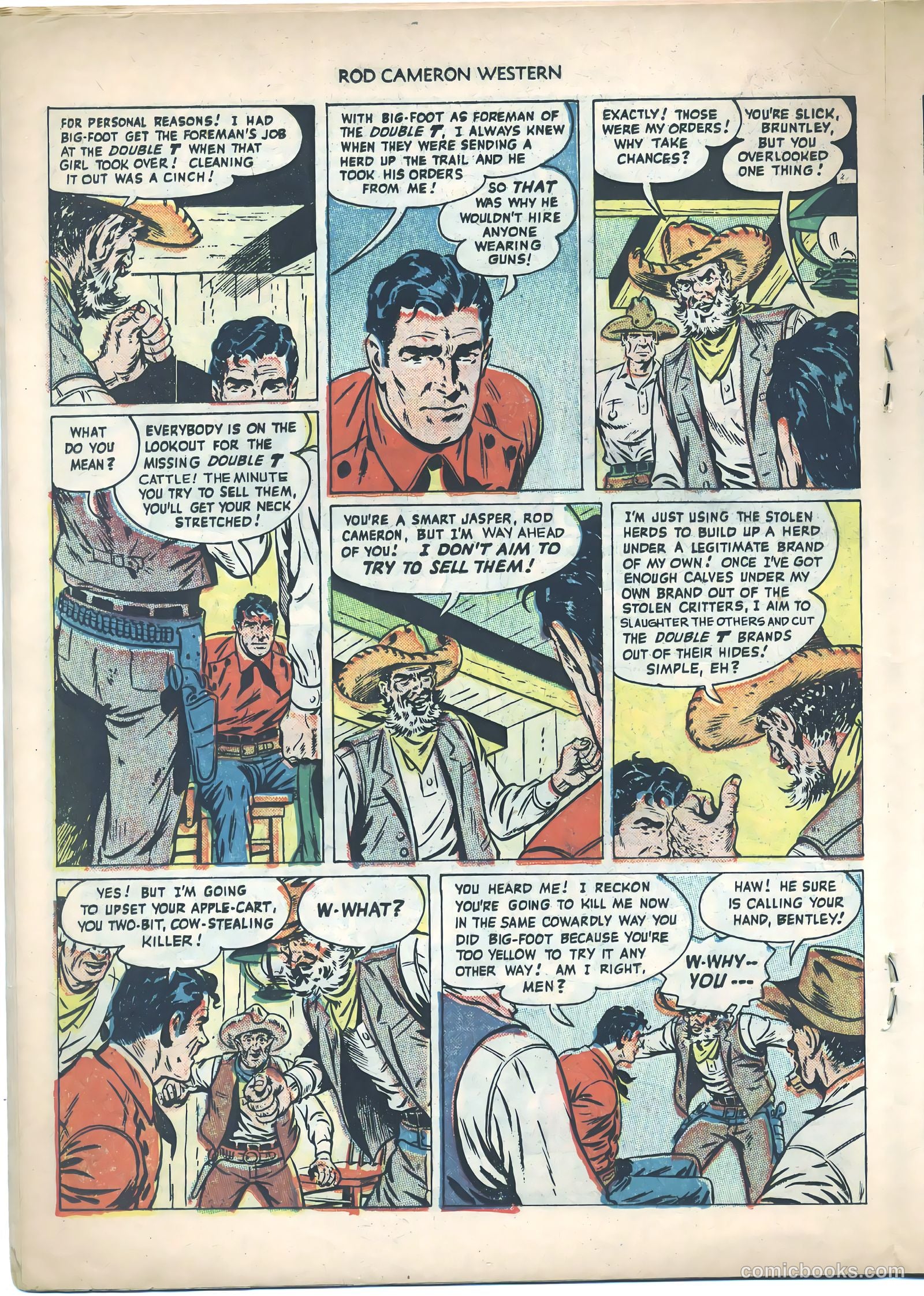 Rod Cameron Western #1 (1950) — page 18 of 36