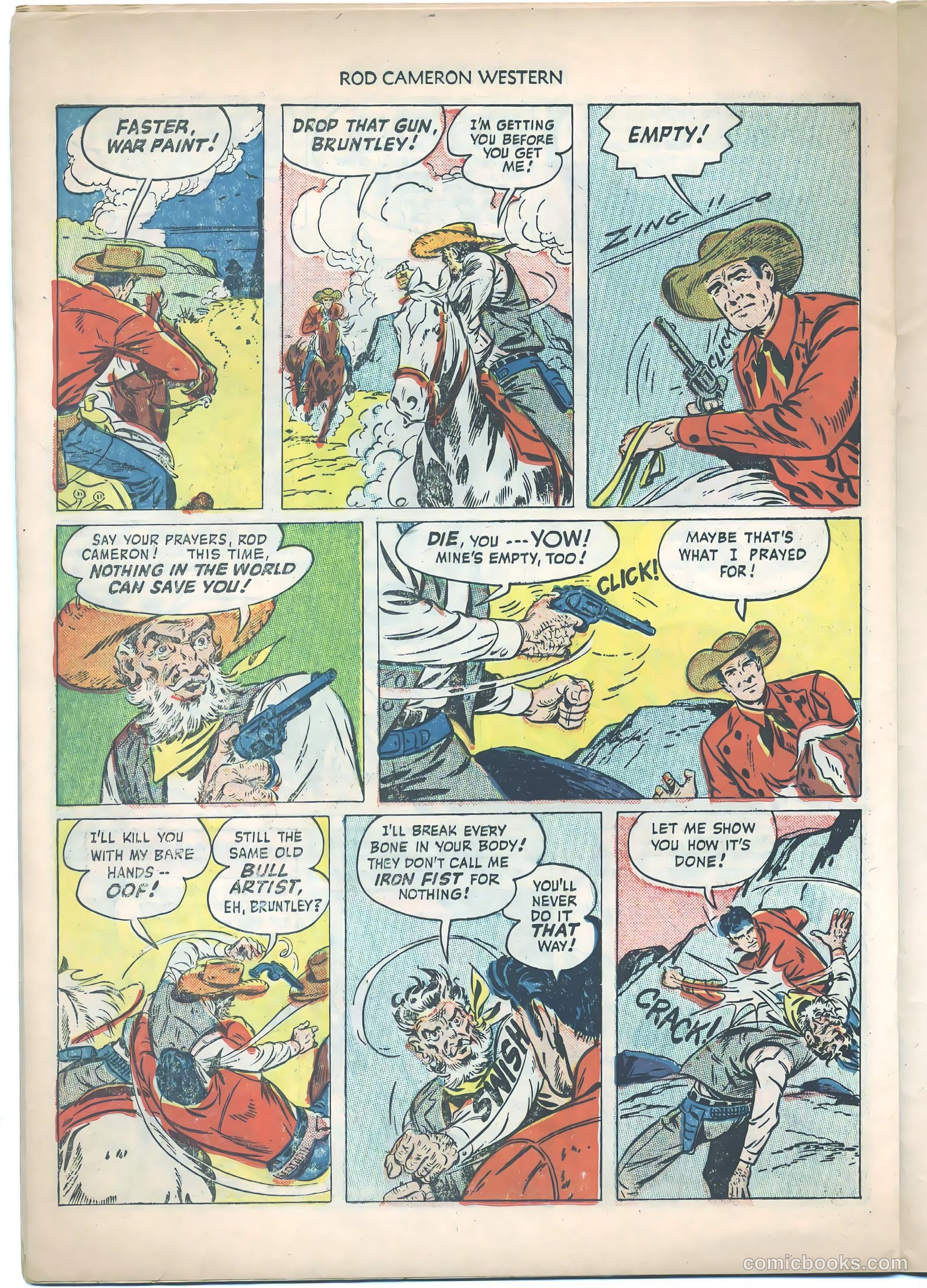 Rod Cameron Western #1 (1950) — page 22 of 36