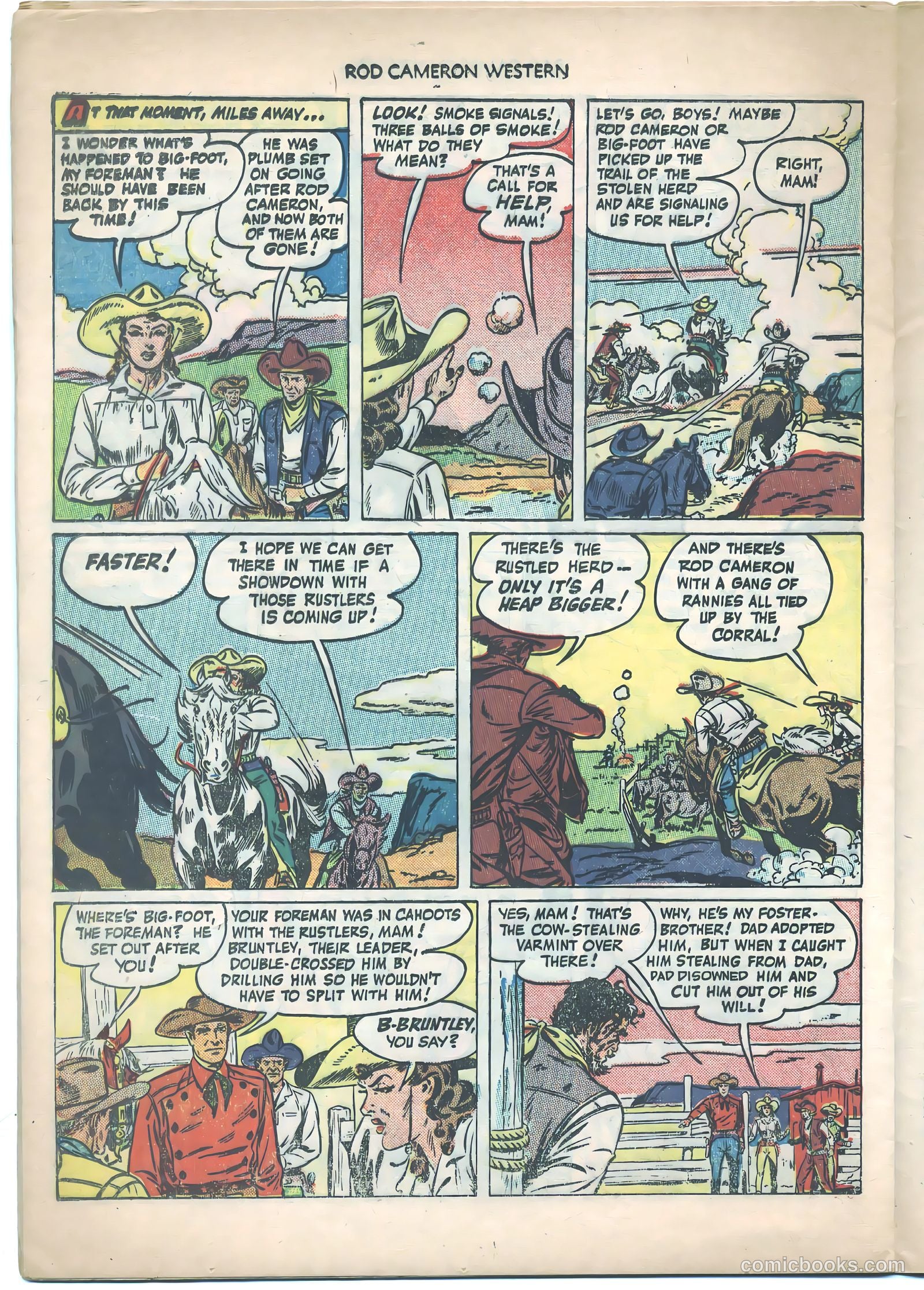 Rod Cameron Western #1 (1950) — page 24 of 36
