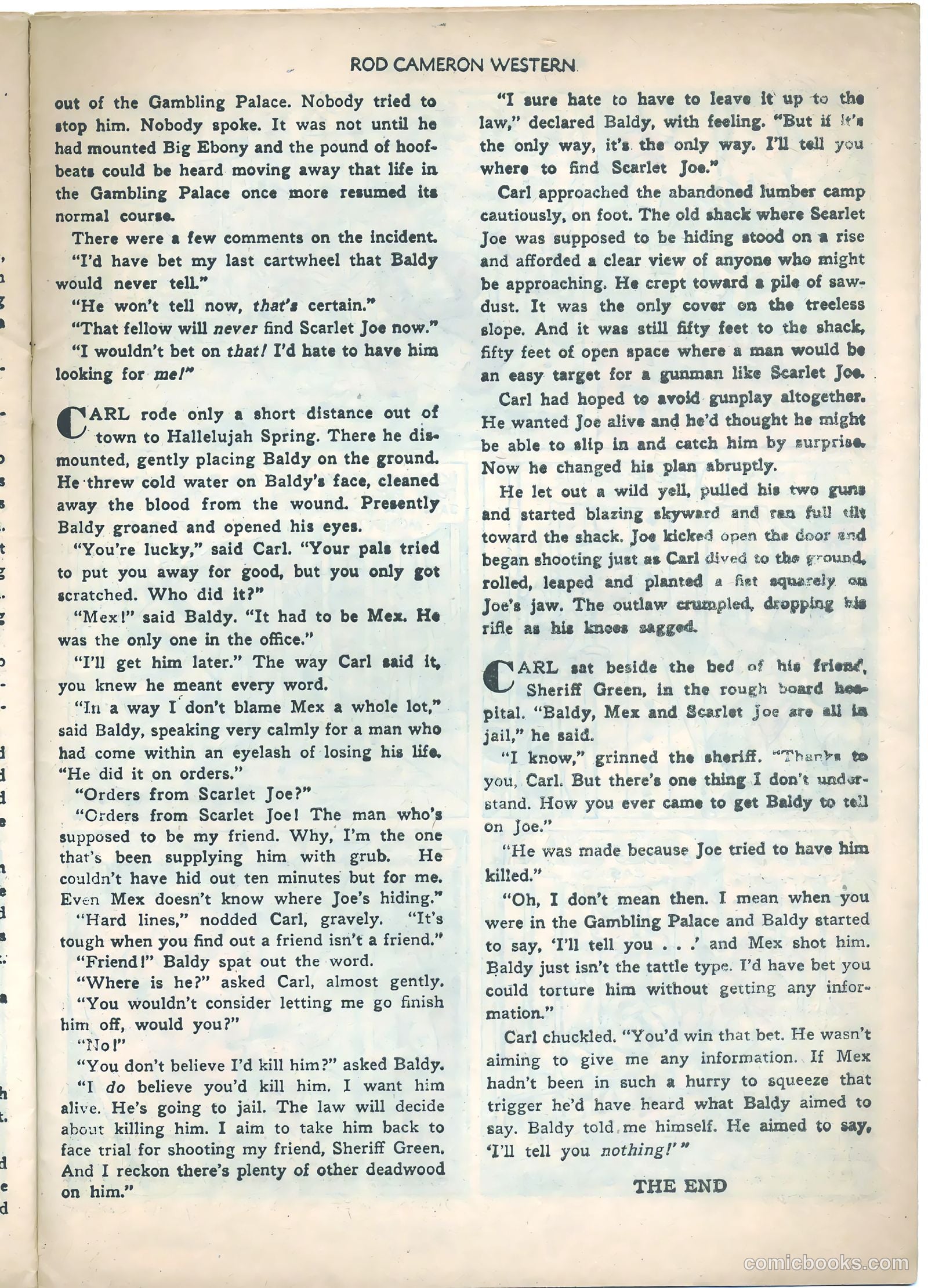 Rod Cameron Western #1 (1950) — page 27 of 36