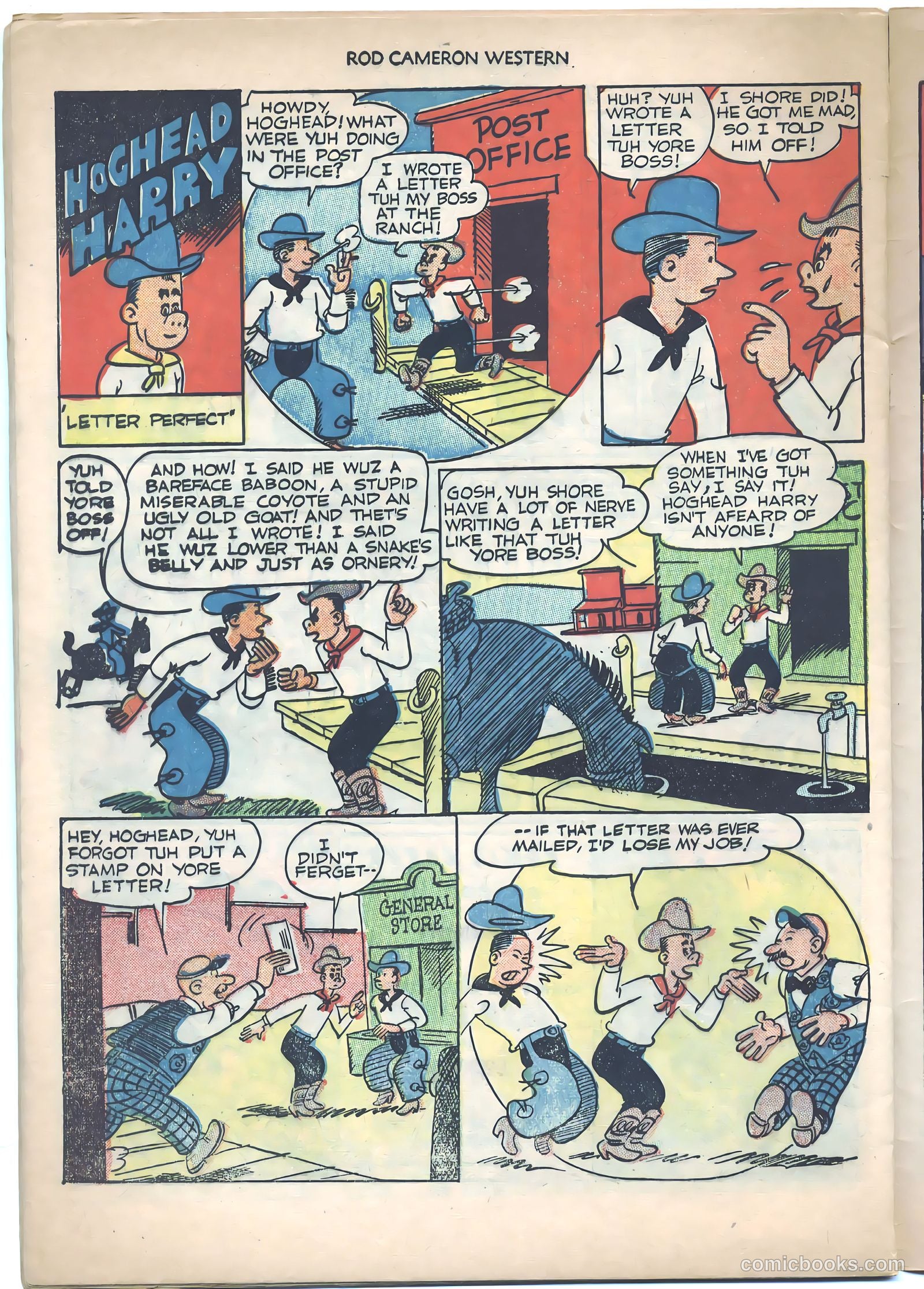 Rod Cameron Western #1 (1950) — page 32 of 36