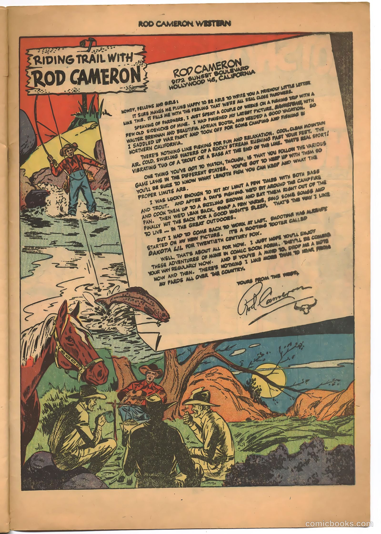 Rod Cameron Western #1 (1950) — page 33 of 36
