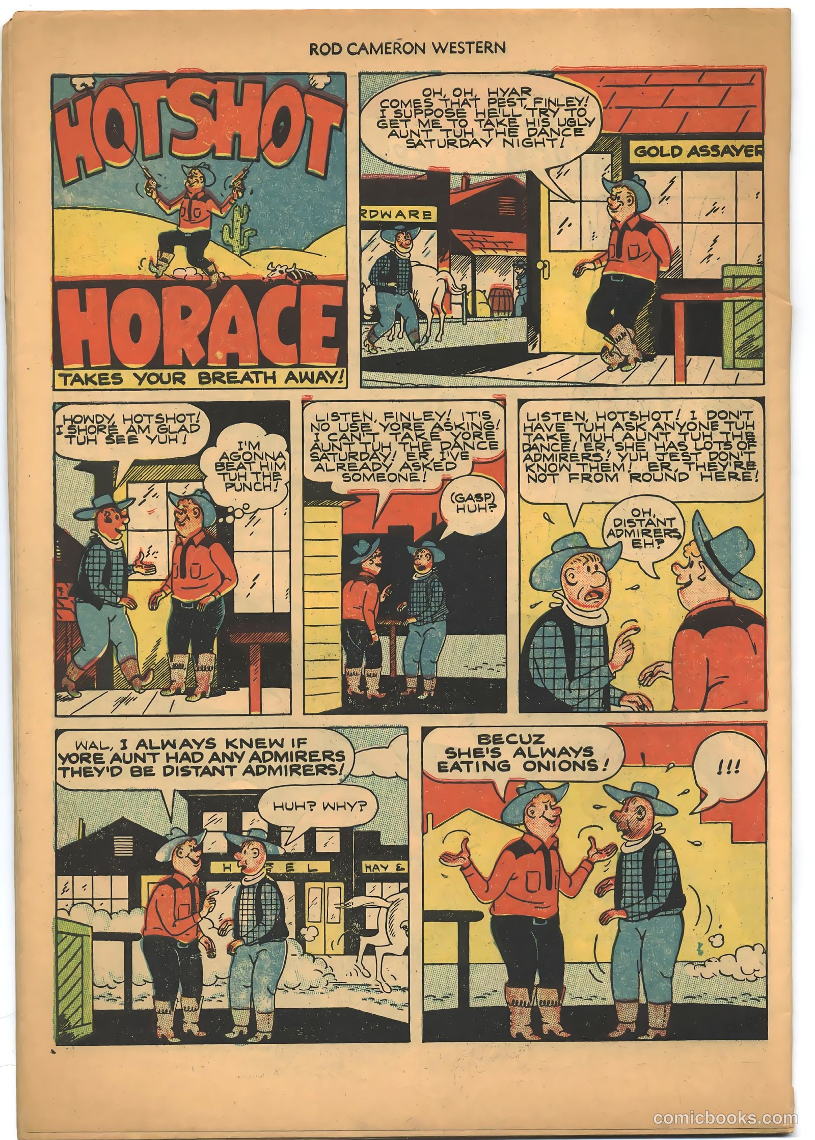 Rod Cameron Western #1 (1950) — page 34 of 36