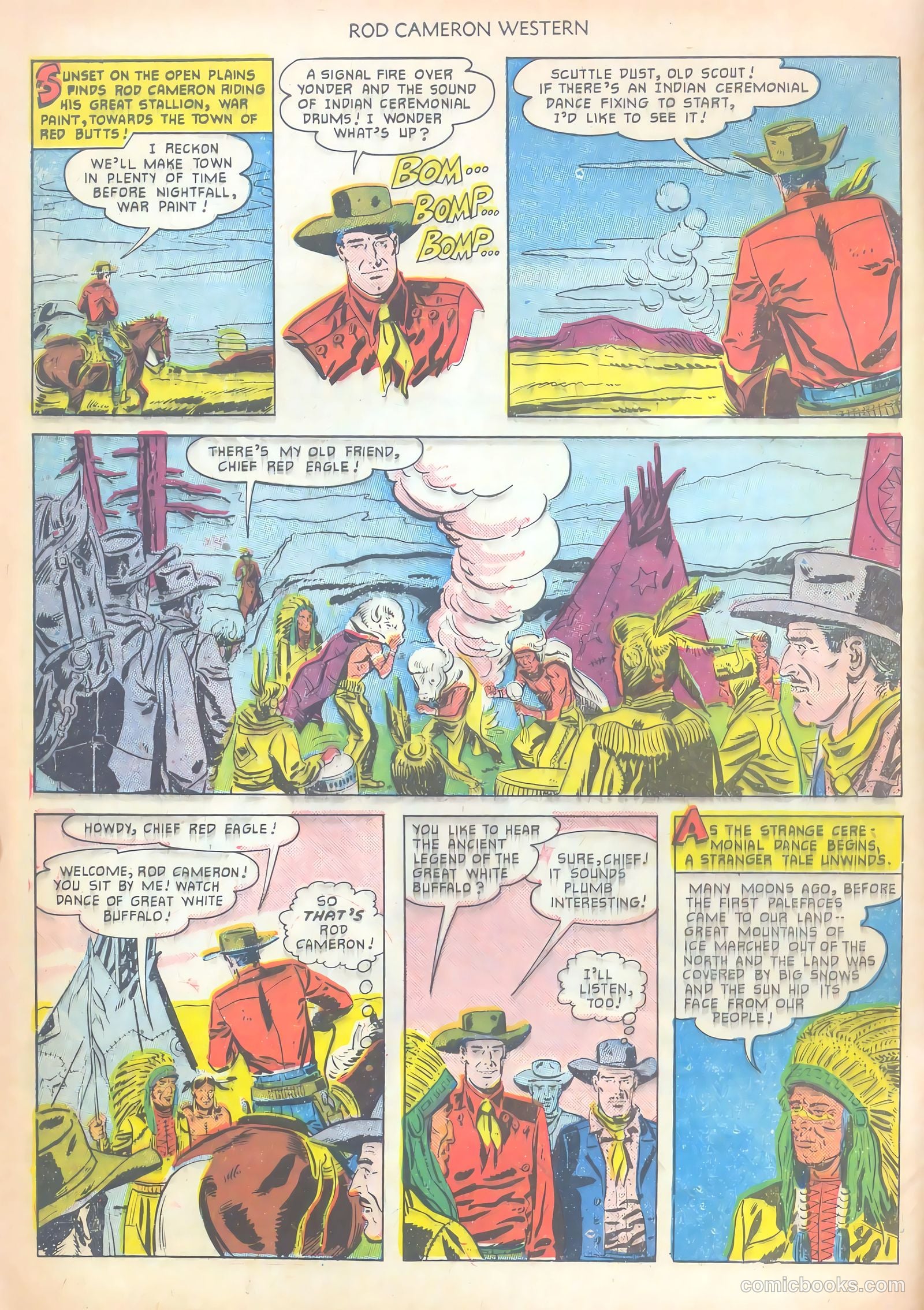 Rod Cameron Western #10 (1951) — page 4 of 36