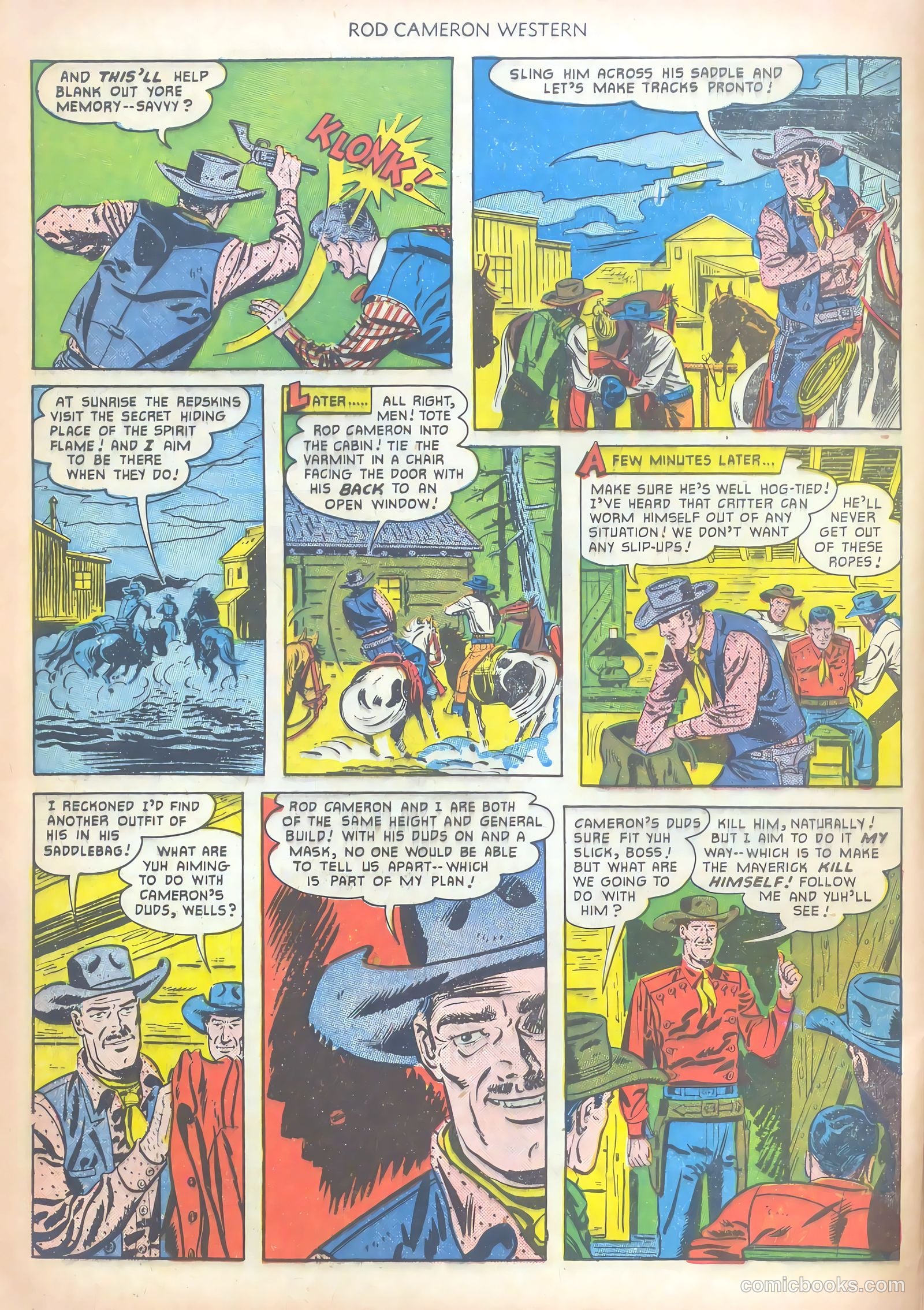 Rod Cameron Western #10 (1951) — page 8 of 36