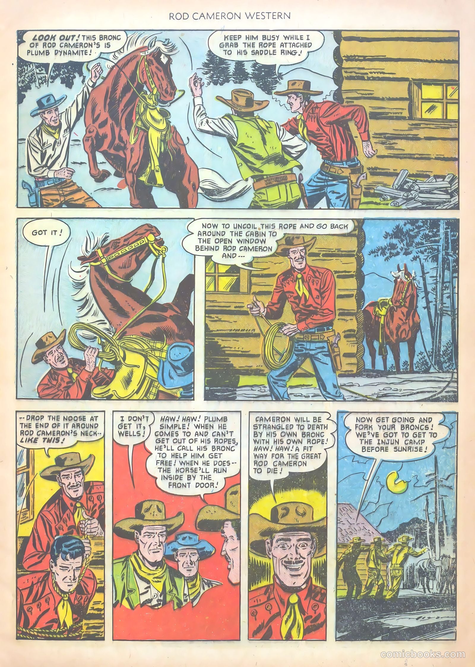 Rod Cameron Western #10 (1951) — page 9 of 36