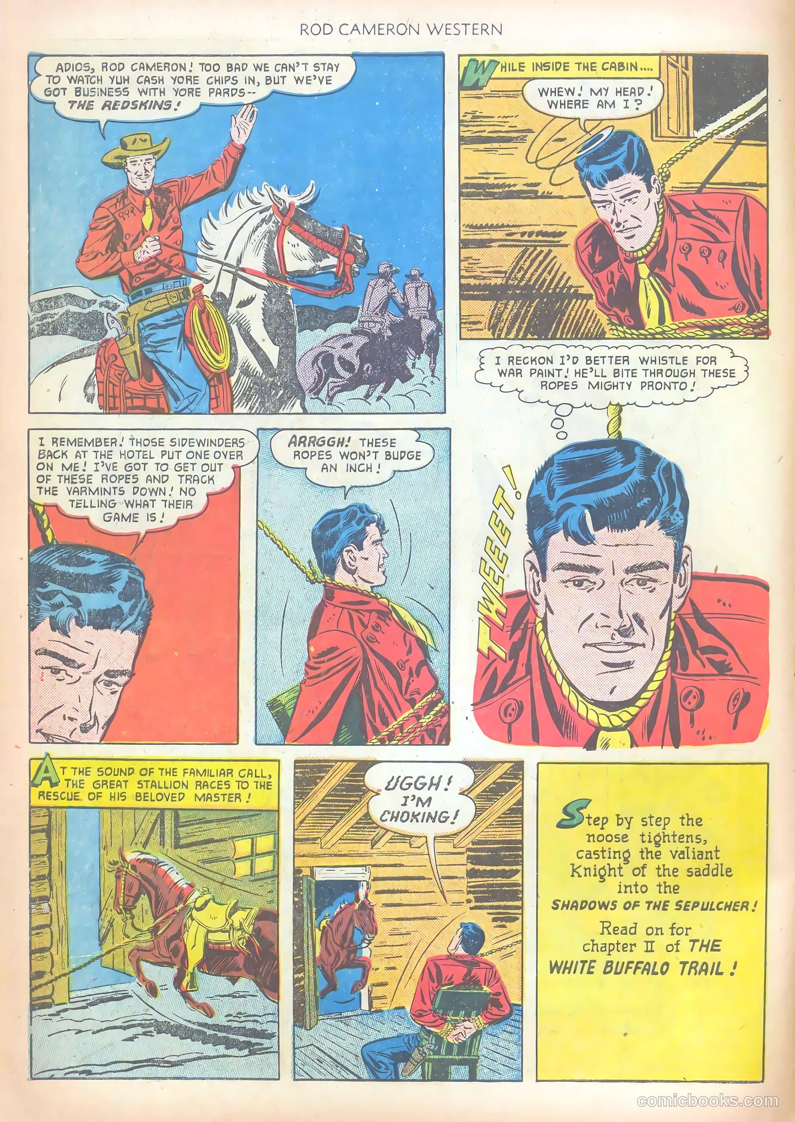 Rod Cameron Western #10 (1951) — page 10 of 36