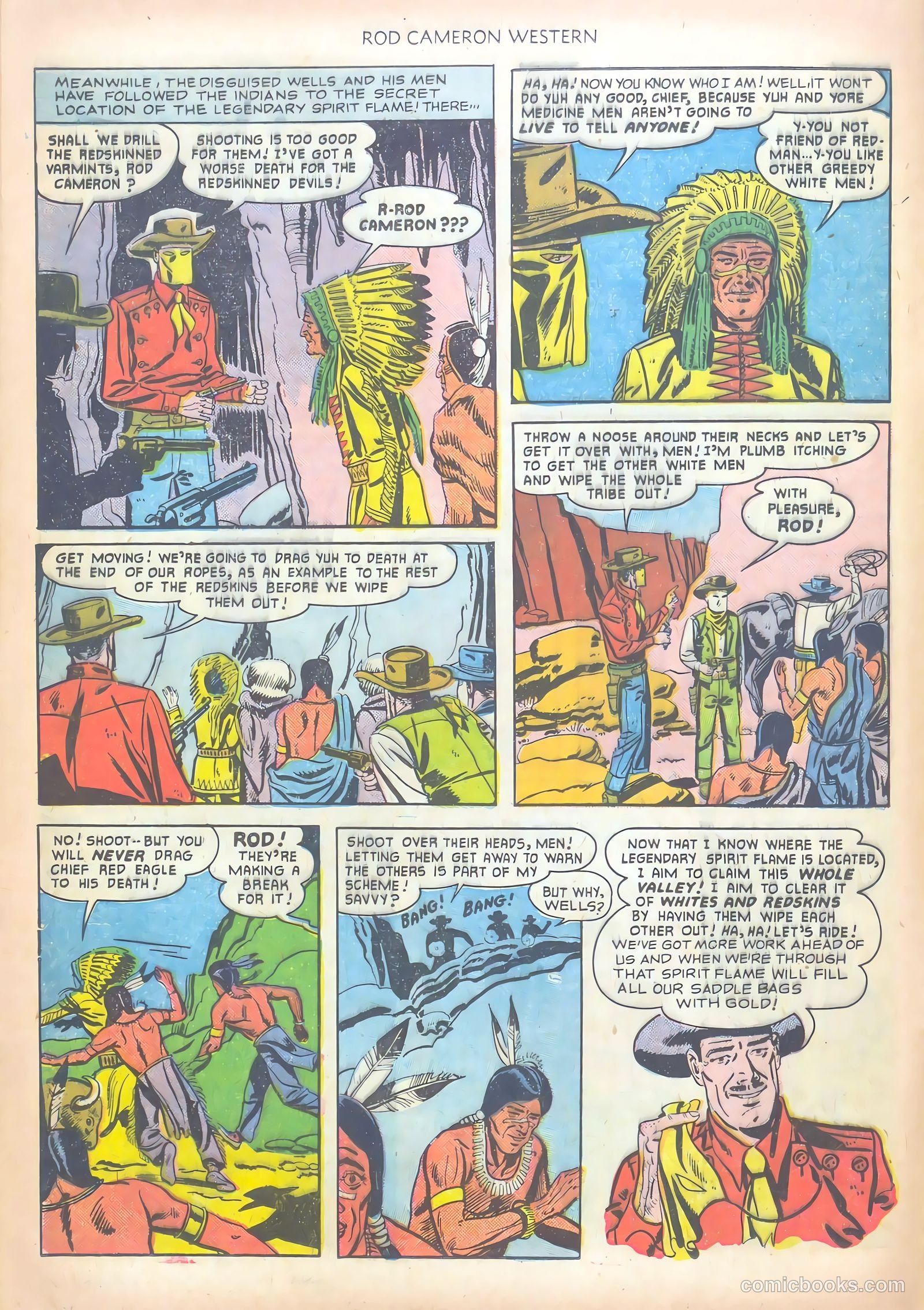 Rod Cameron Western #10 (1951) — page 16 of 36