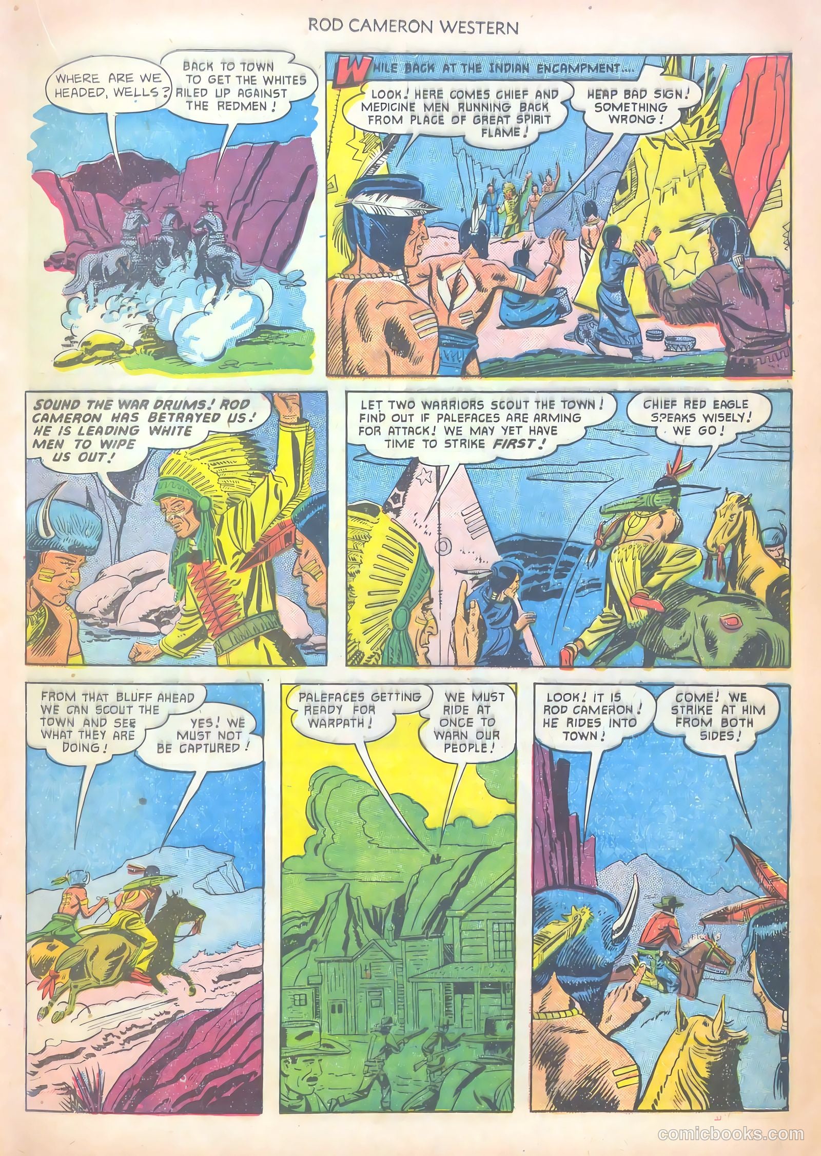 Rod Cameron Western #10 (1951) — page 17 of 36