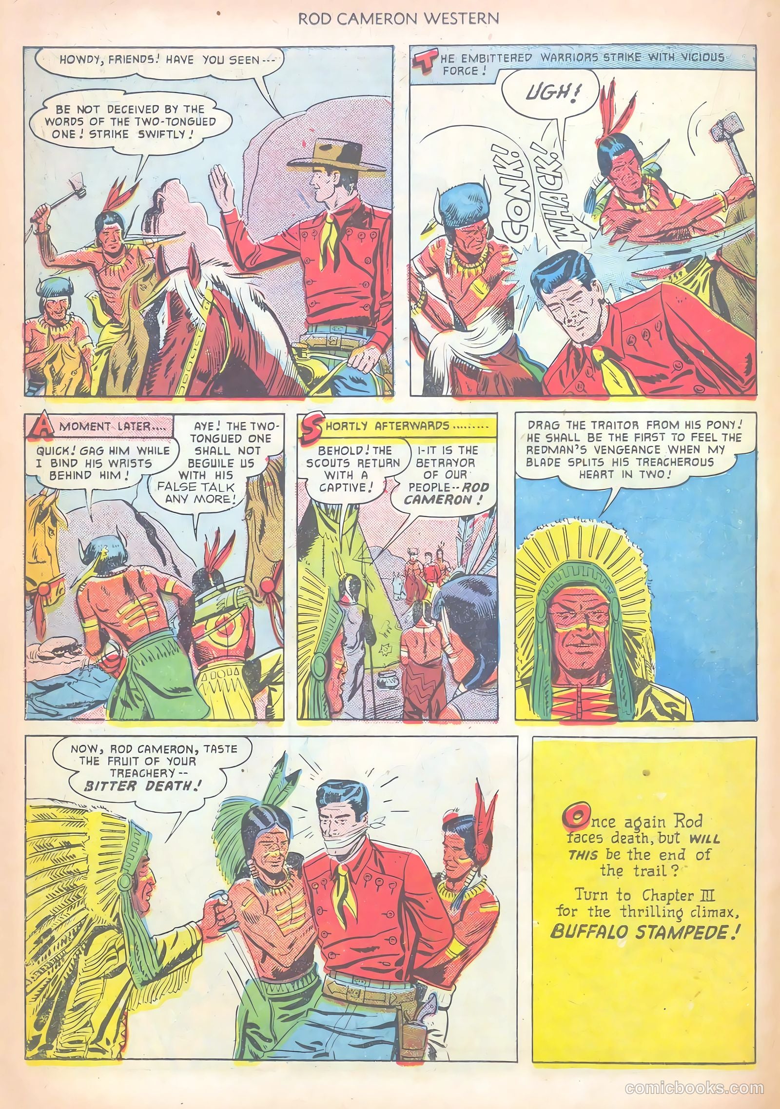 Rod Cameron Western #10 (1951) — page 18 of 36