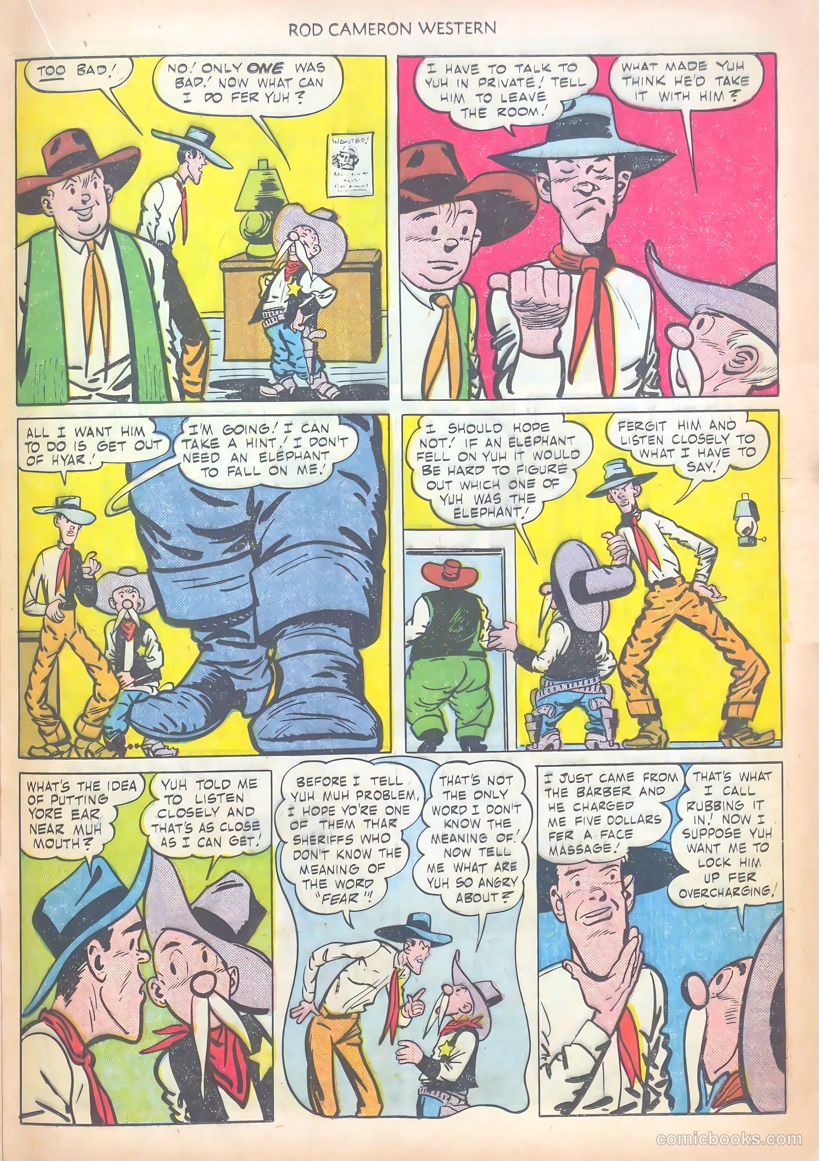 Rod Cameron Western #10 (1951) — page 21 of 36
