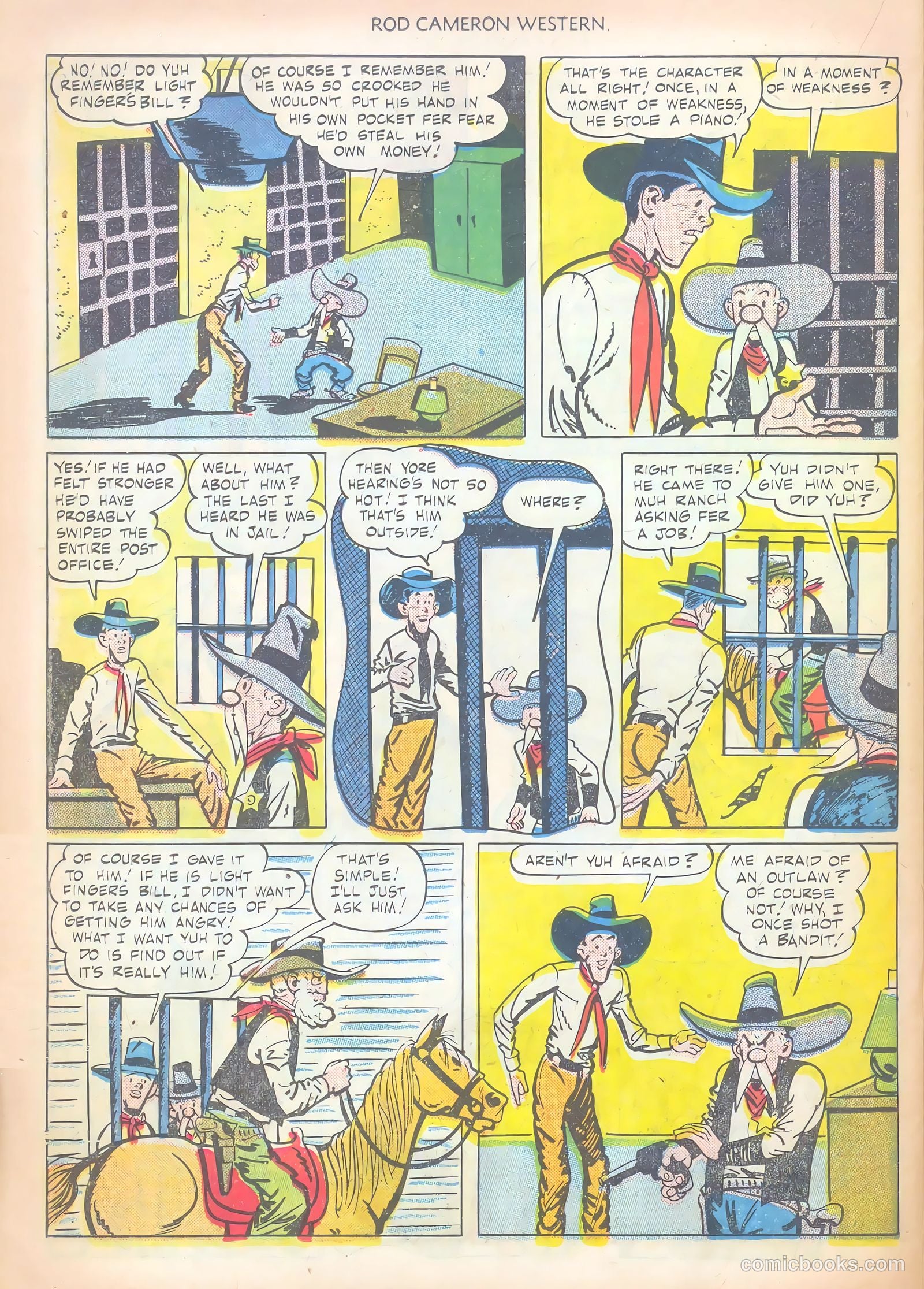 Rod Cameron Western #10 (1951) — page 22 of 36