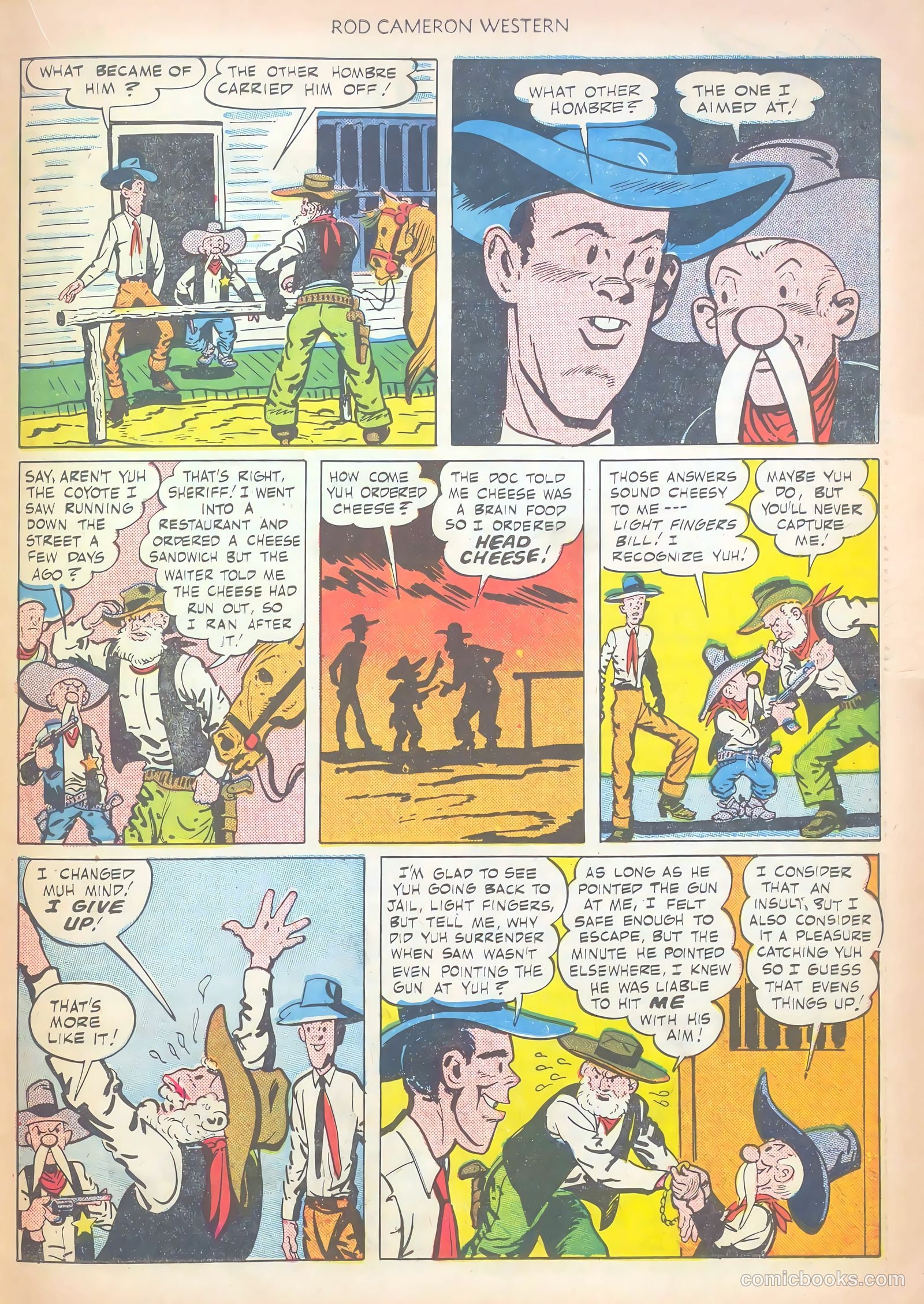 Rod Cameron Western #10 (1951) — page 23 of 36