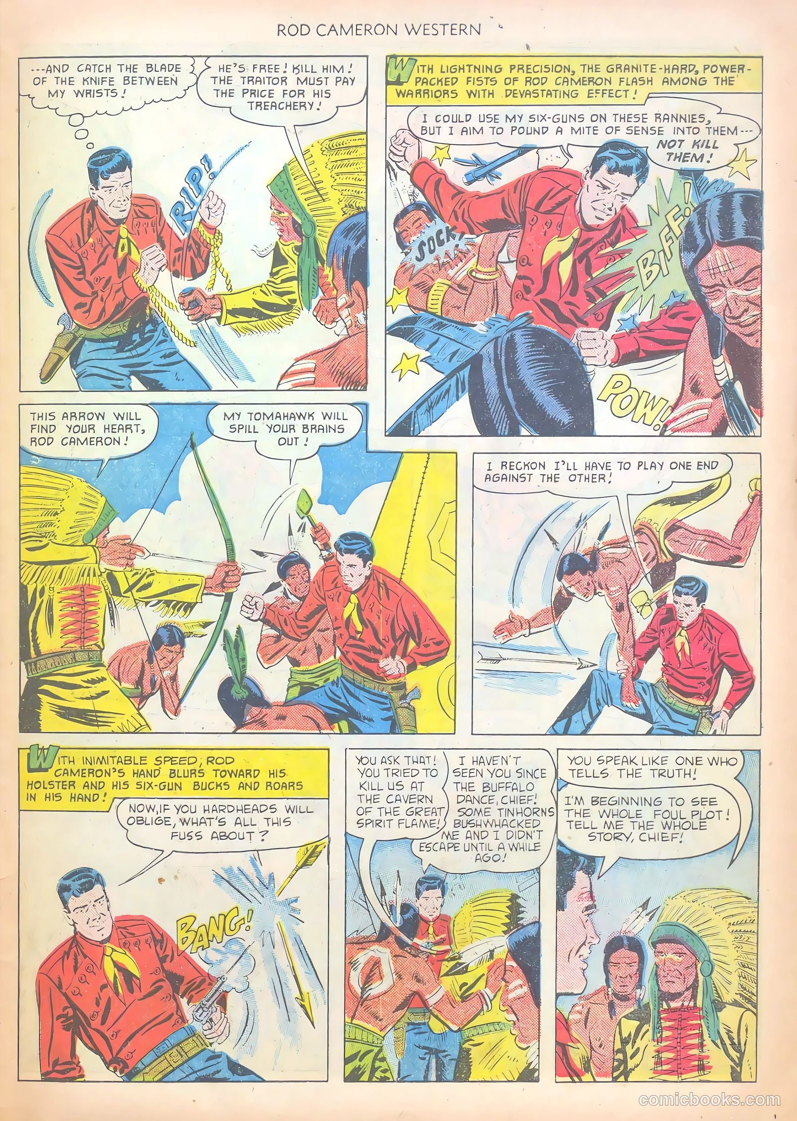 Rod Cameron Western #10 (1951) — page 27 of 36
