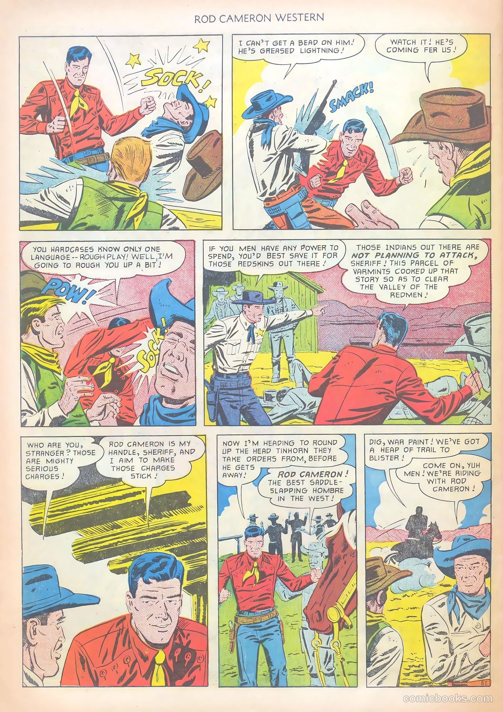 Rod Cameron Western #10 (1951) — page 30 of 36