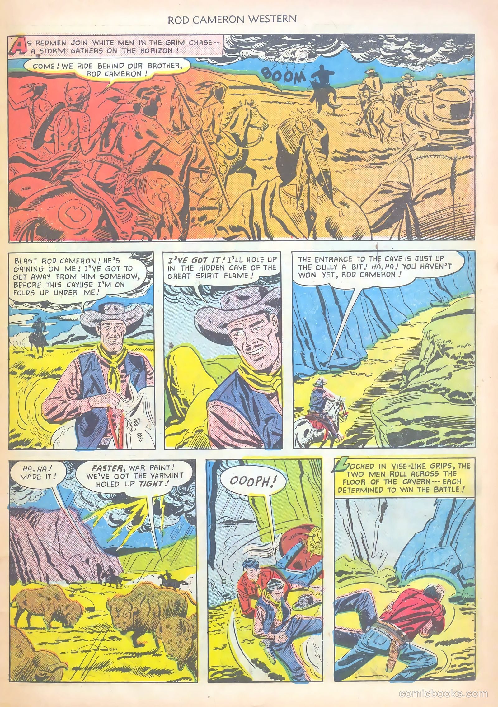 Rod Cameron Western #10 (1951) — page 31 of 36
