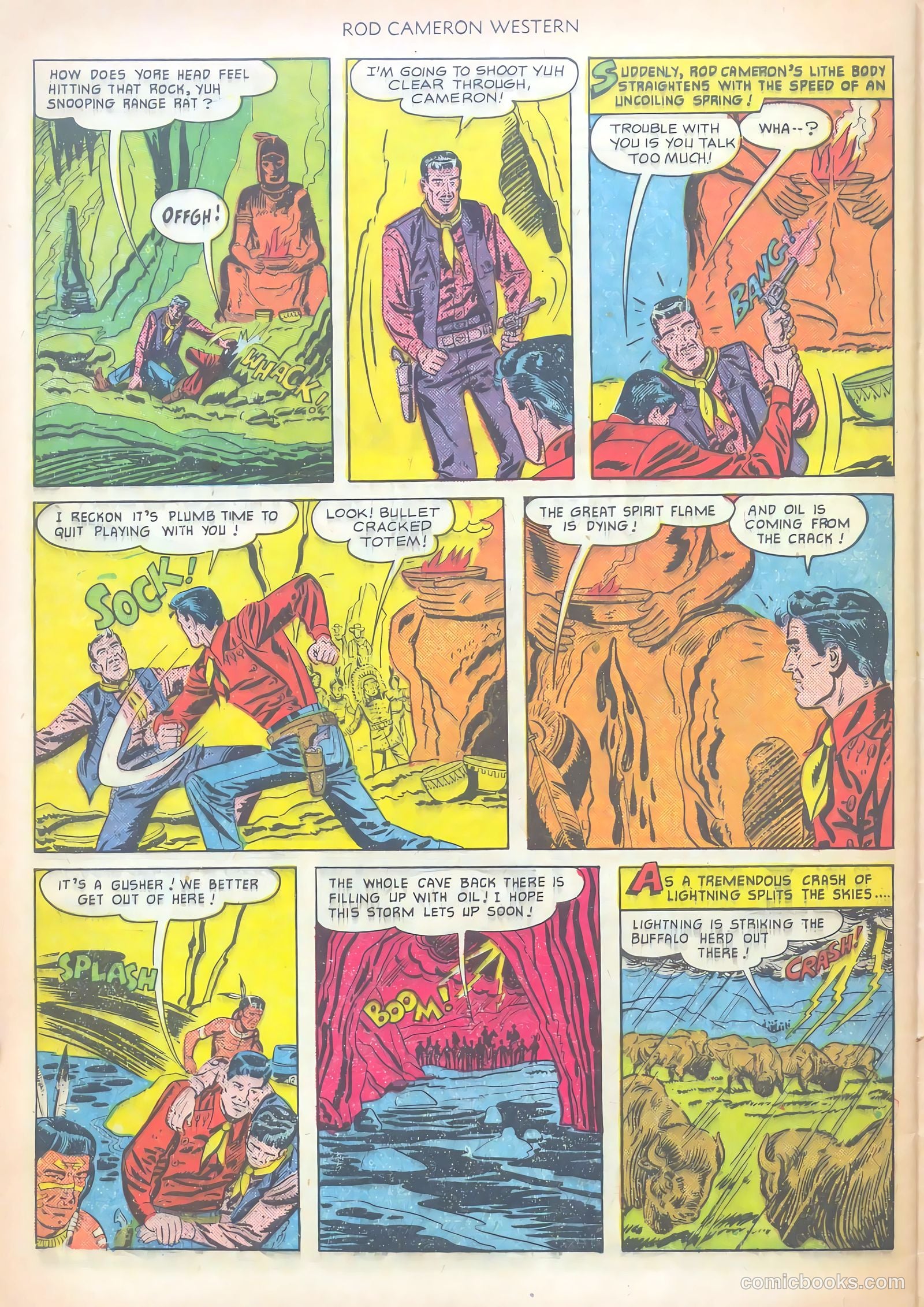 Rod Cameron Western #10 (1951) — page 32 of 36