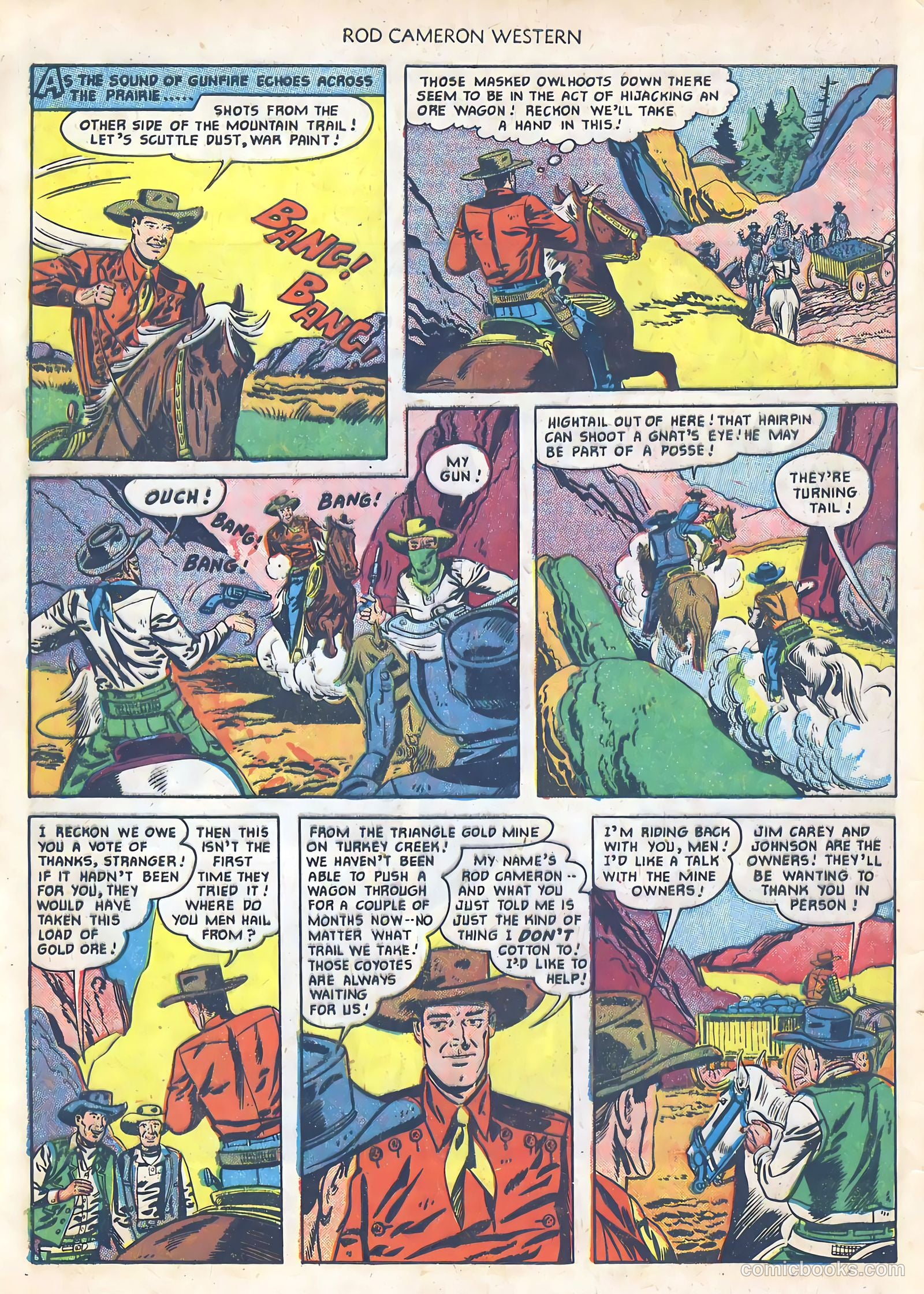 Rod Cameron Western #11 (1951) — page 4 of 36