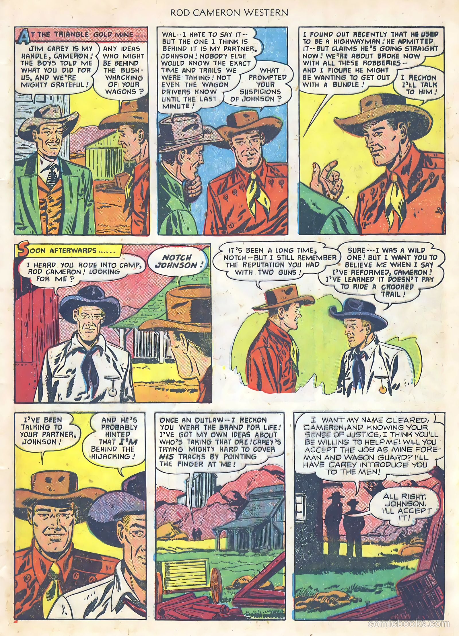 Rod Cameron Western #11 (1951) — page 5 of 36