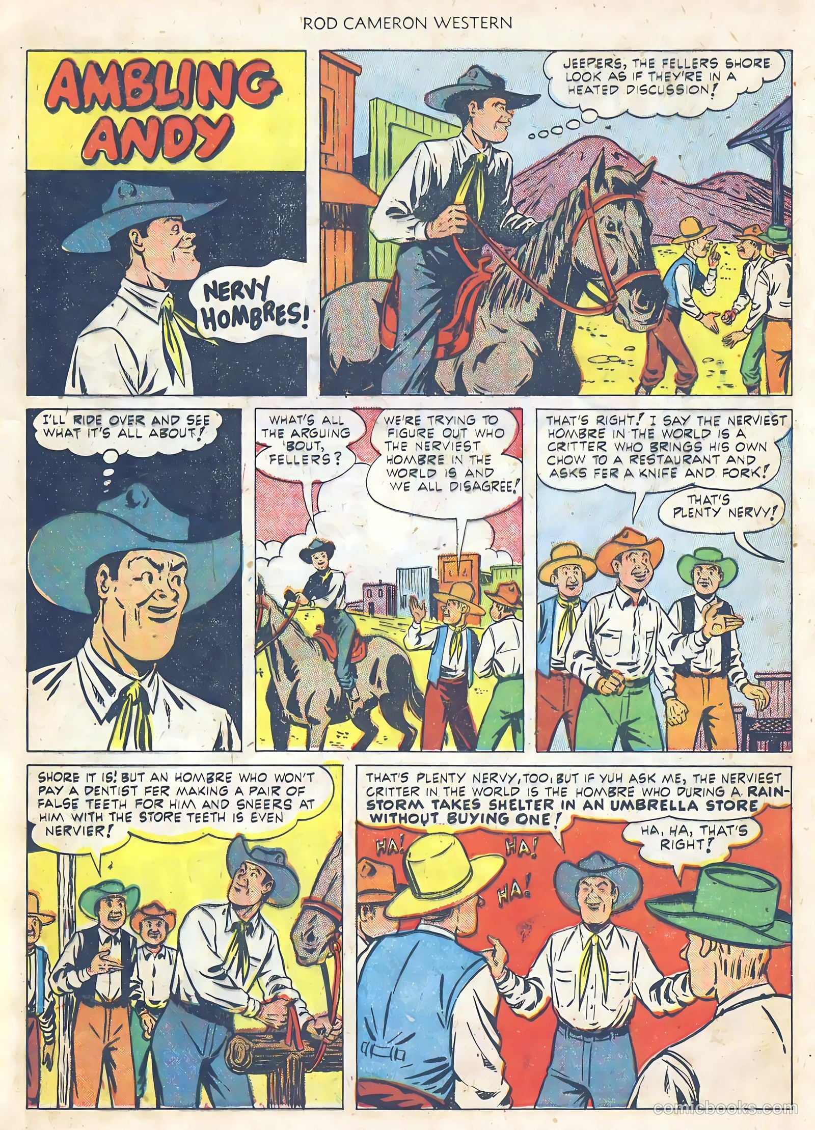 Rod Cameron Western #11 (1951) — page 16 of 36