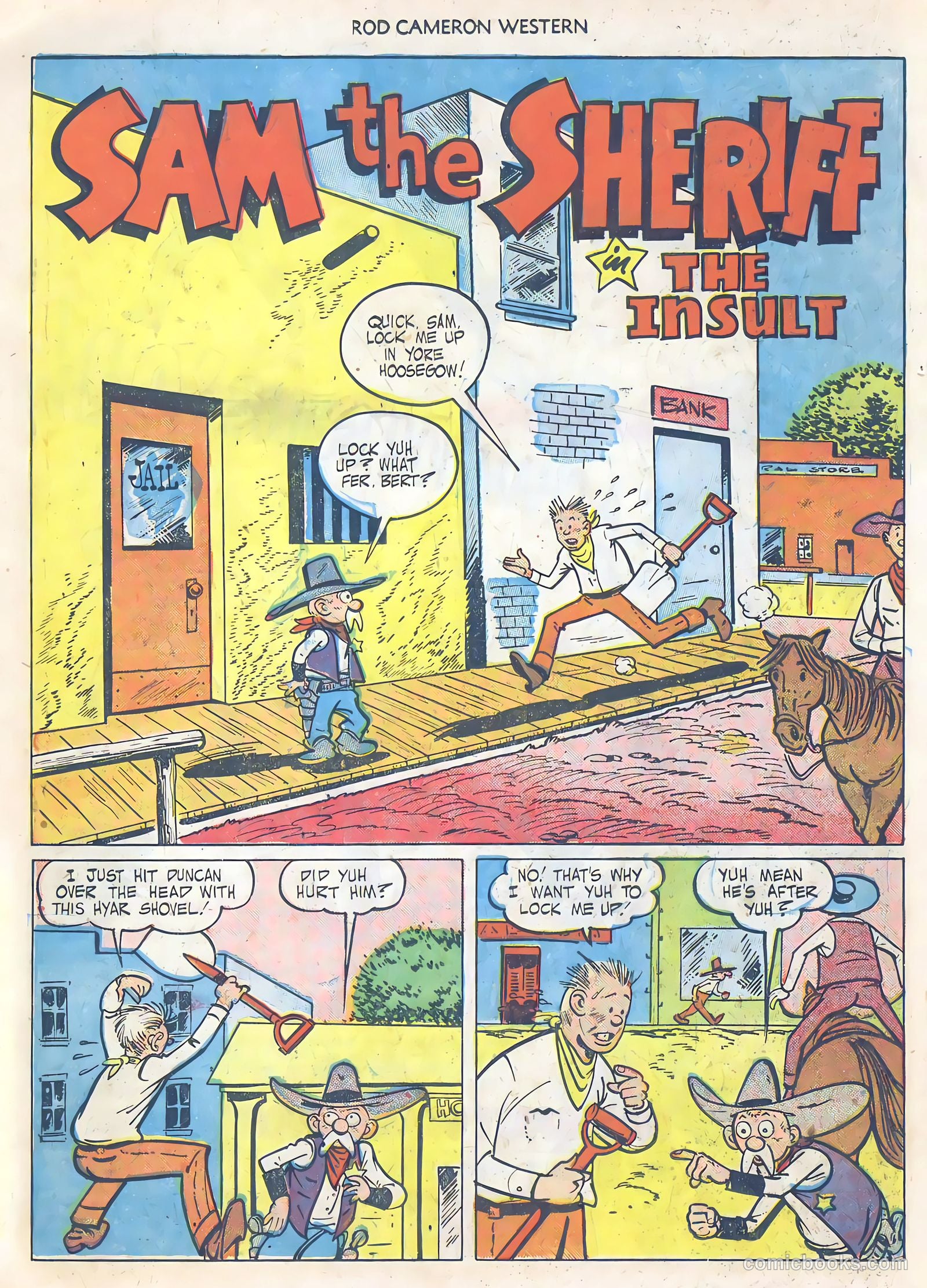 Rod Cameron Western #11 (1951) — page 18 of 36