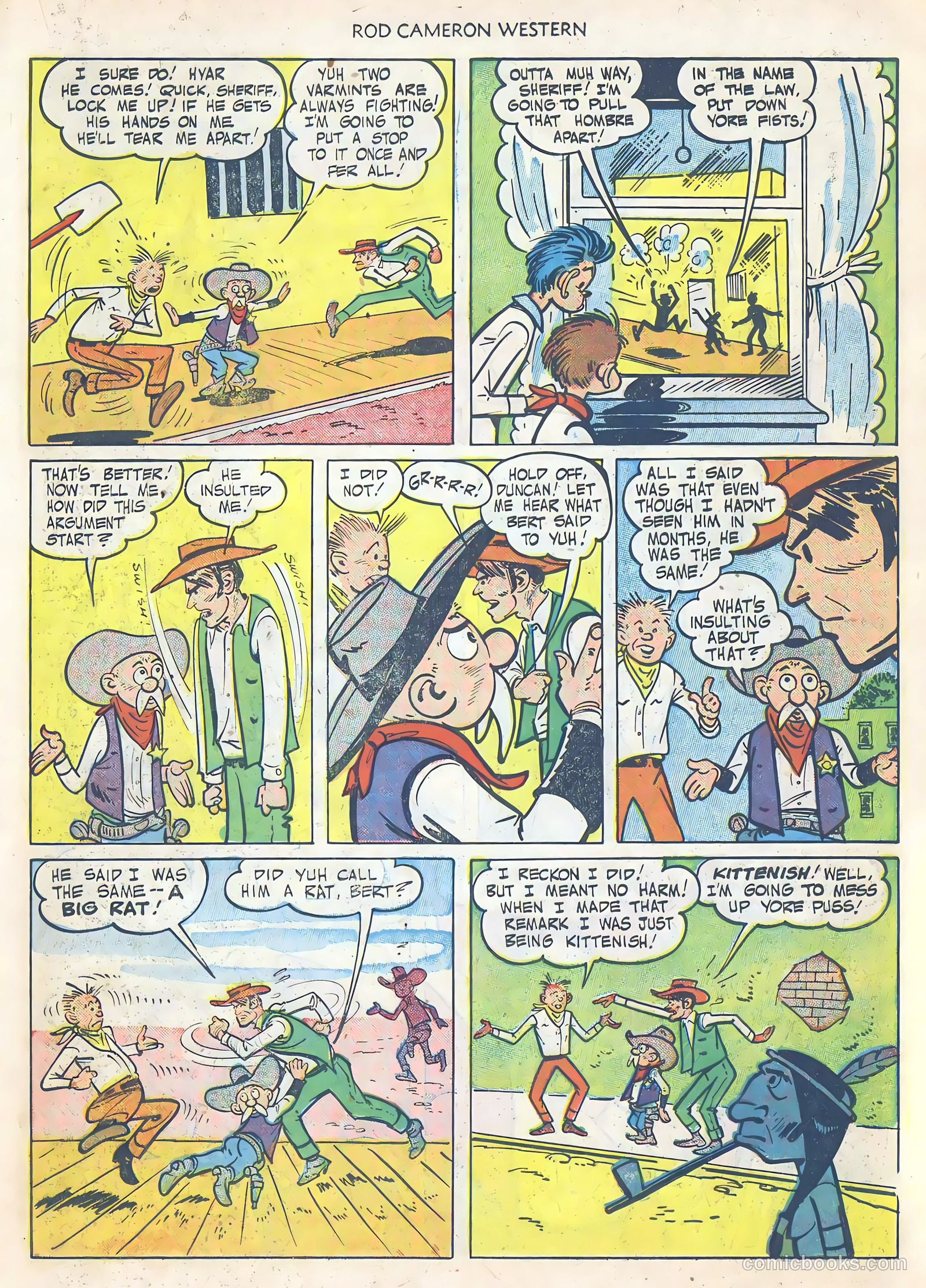 Rod Cameron Western #11 (1951) — page 19 of 36