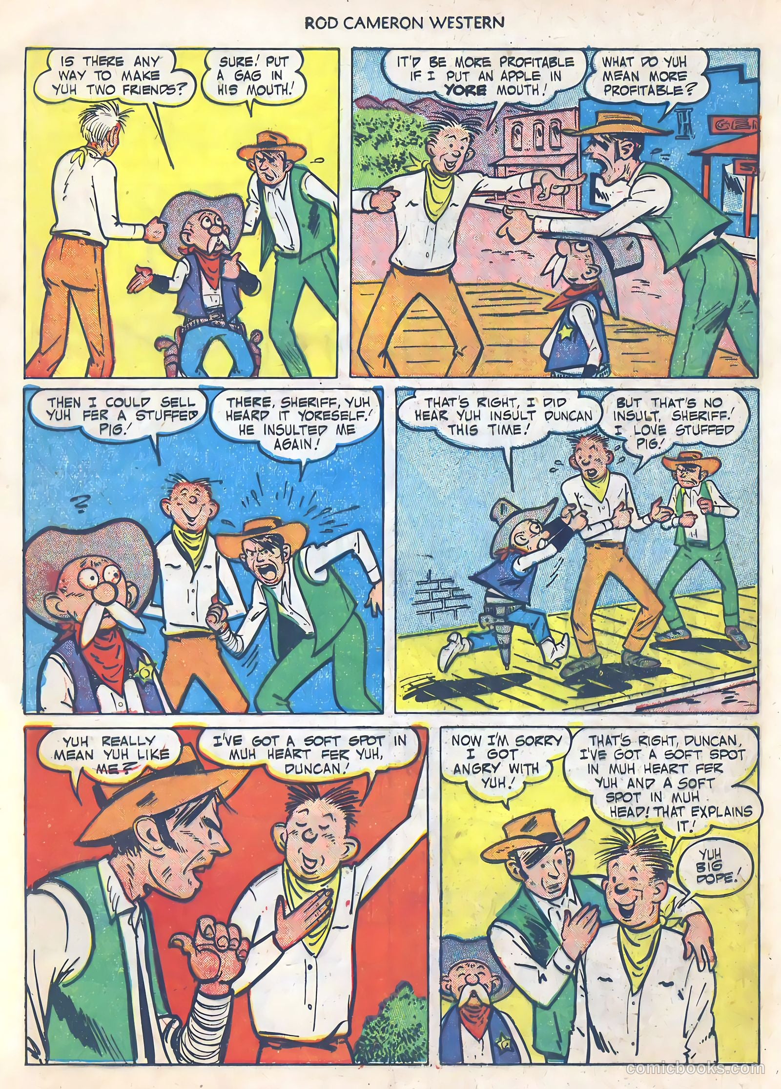Rod Cameron Western #11 (1951) — page 20 of 36