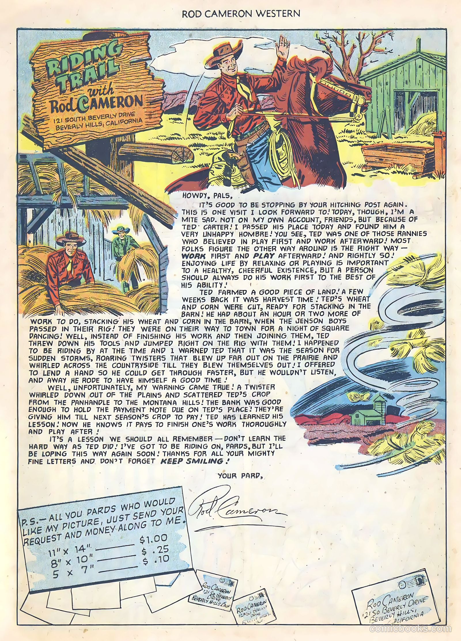Rod Cameron Western #11 (1951) — page 22 of 36