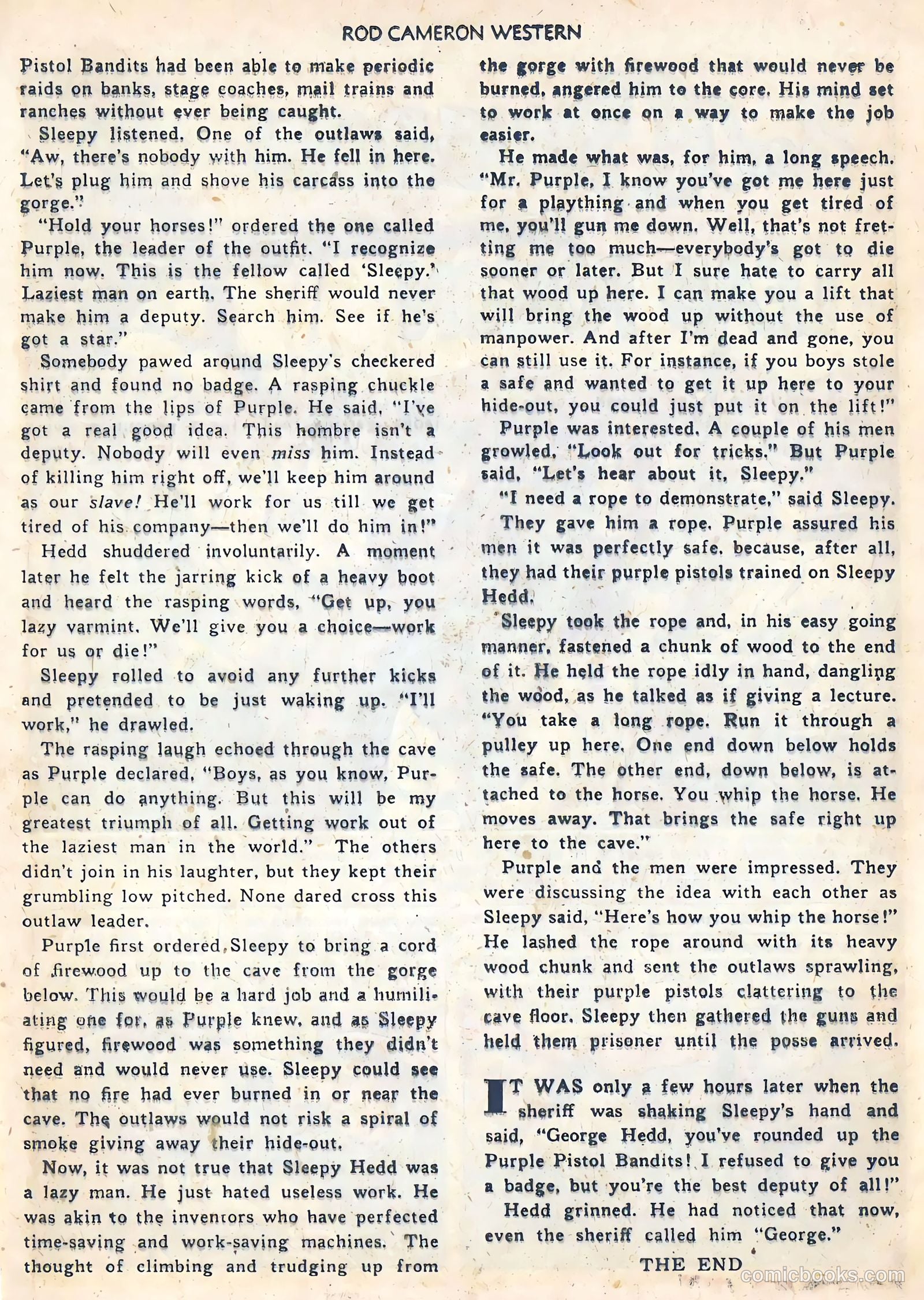 Rod Cameron Western #11 (1951) — page 25 of 36