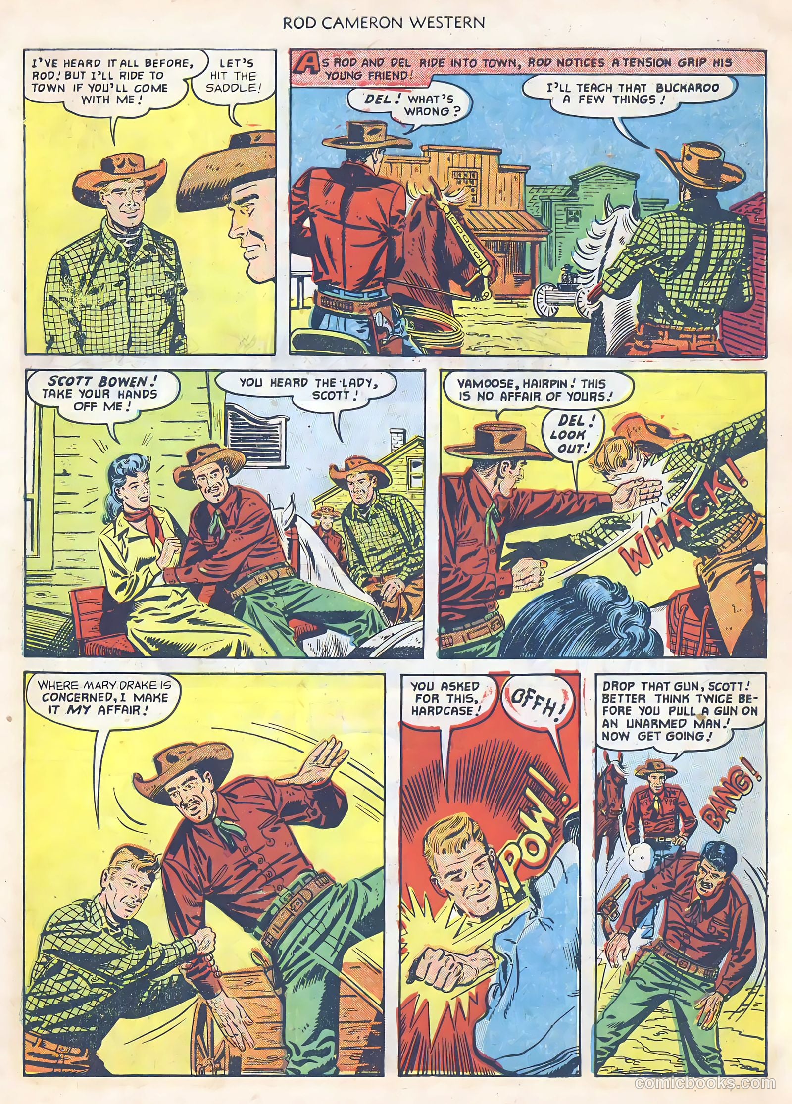 Rod Cameron Western #11 (1951) — page 27 of 36