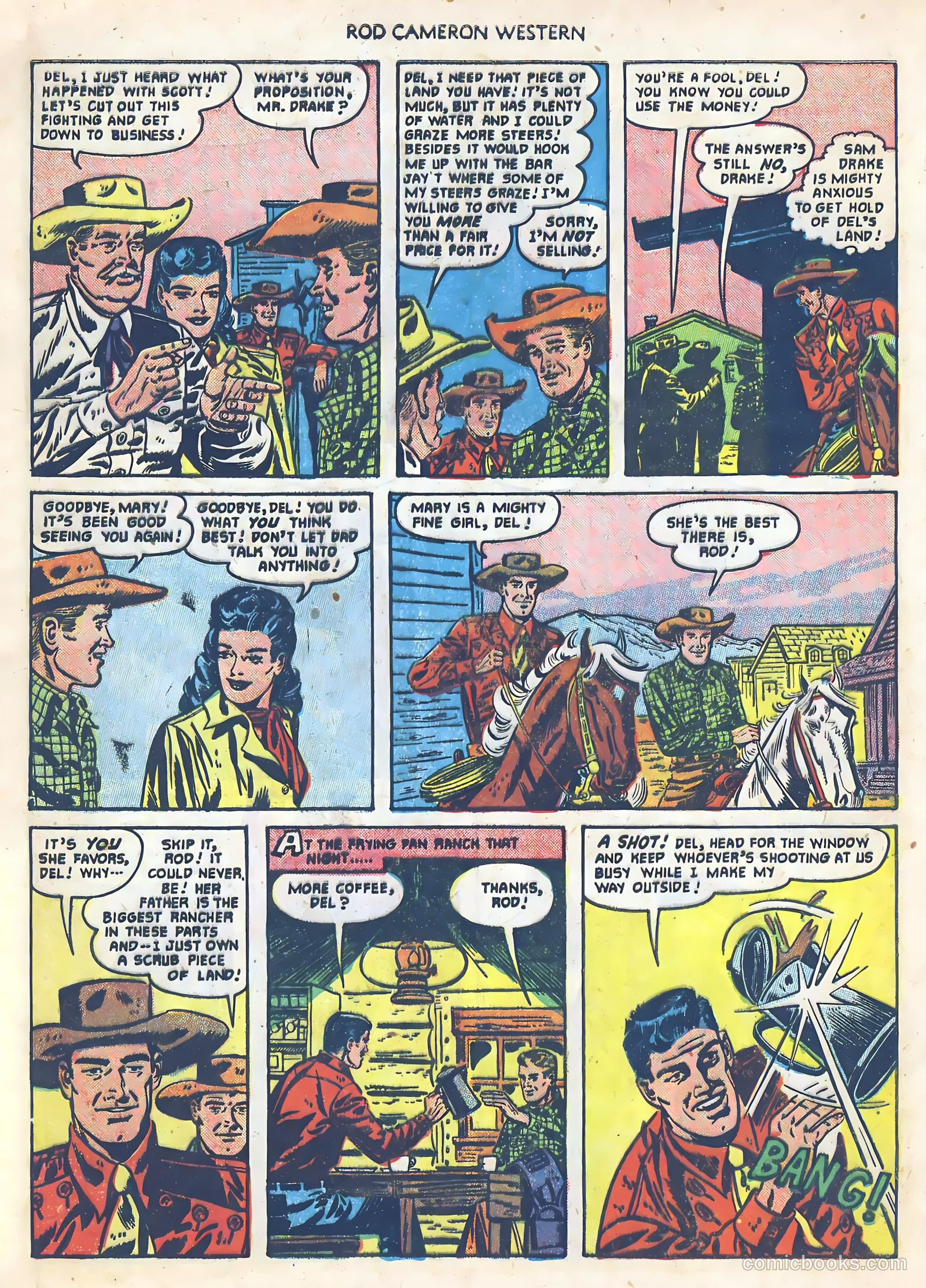 Rod Cameron Western #11 (1951) — page 28 of 36