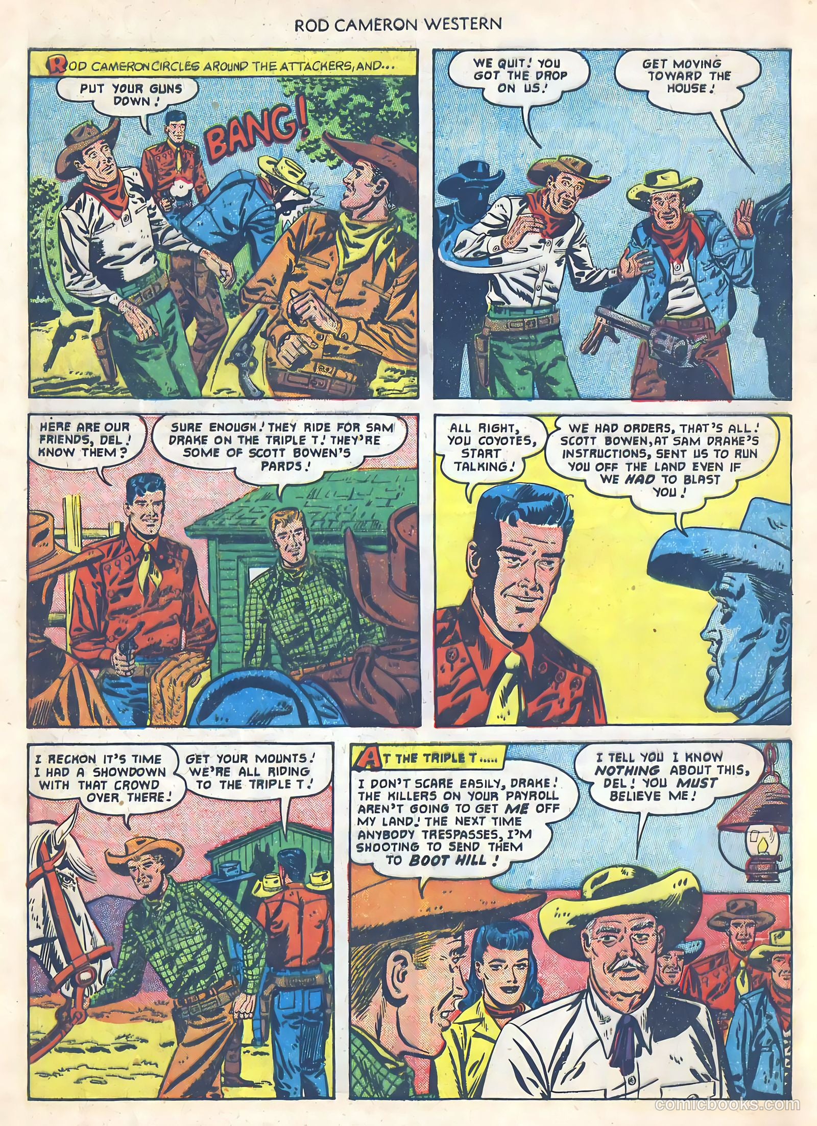Rod Cameron Western #11 (1951) — page 29 of 36
