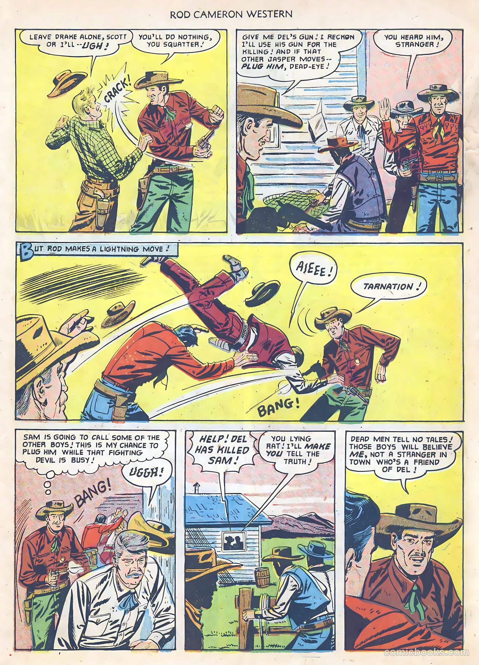 Rod Cameron Western #11 (1951) — page 31 of 36
