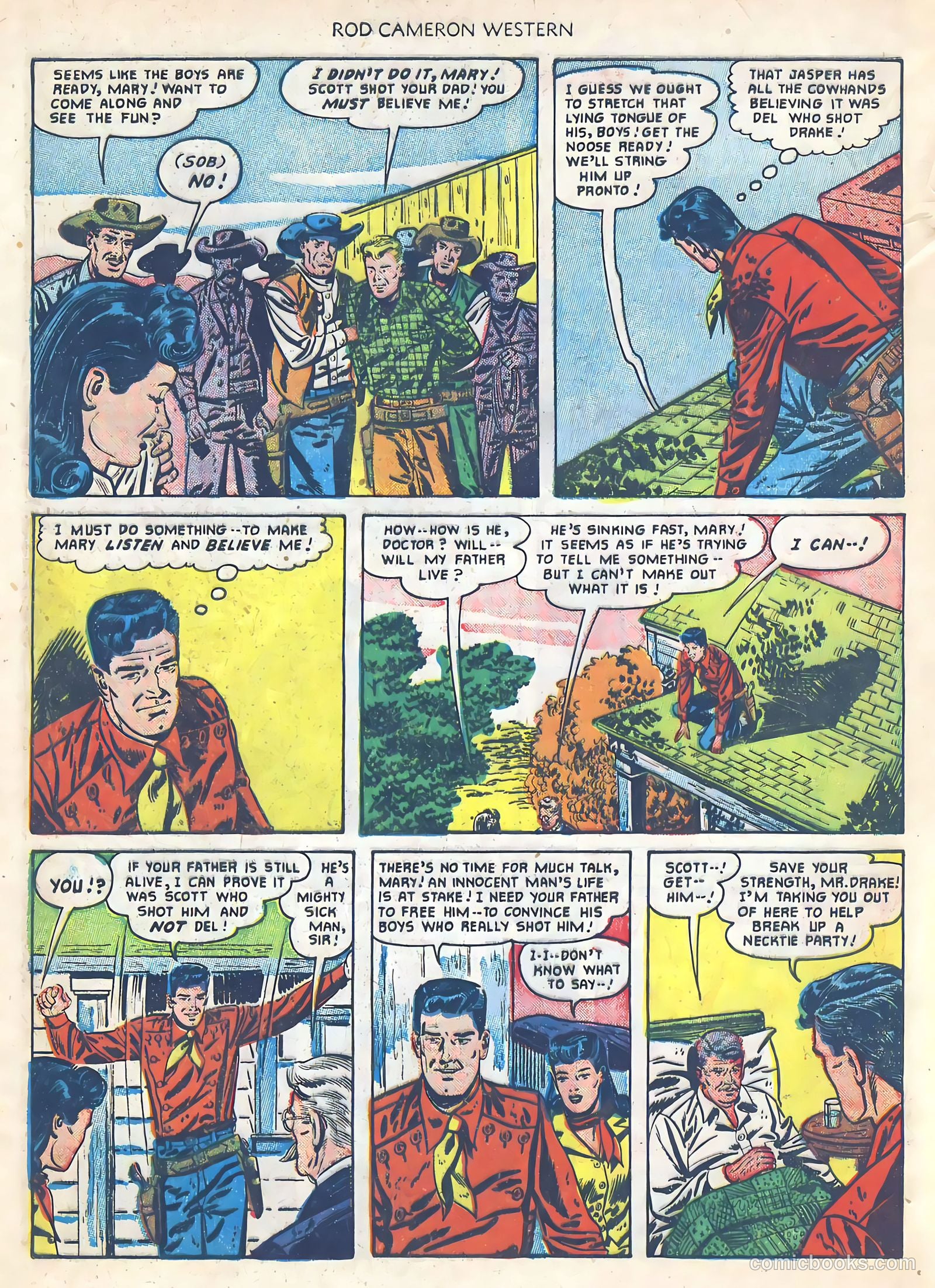 Rod Cameron Western #11 (1951) — page 33 of 36