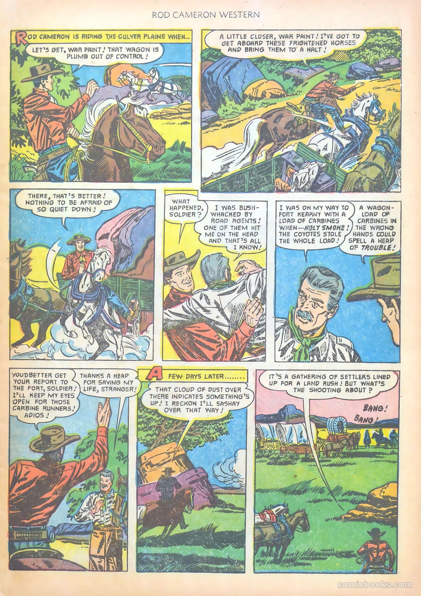 Rod Cameron Western #12 (1951) — page 5 of 36