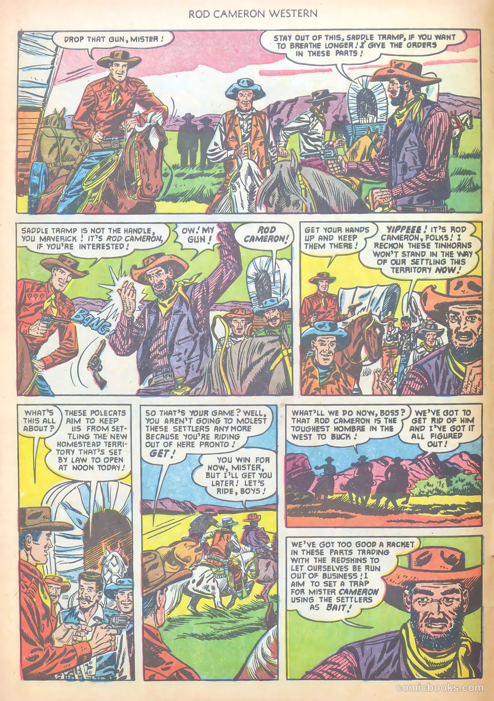 Rod Cameron Western #12 (1951) — page 6 of 36