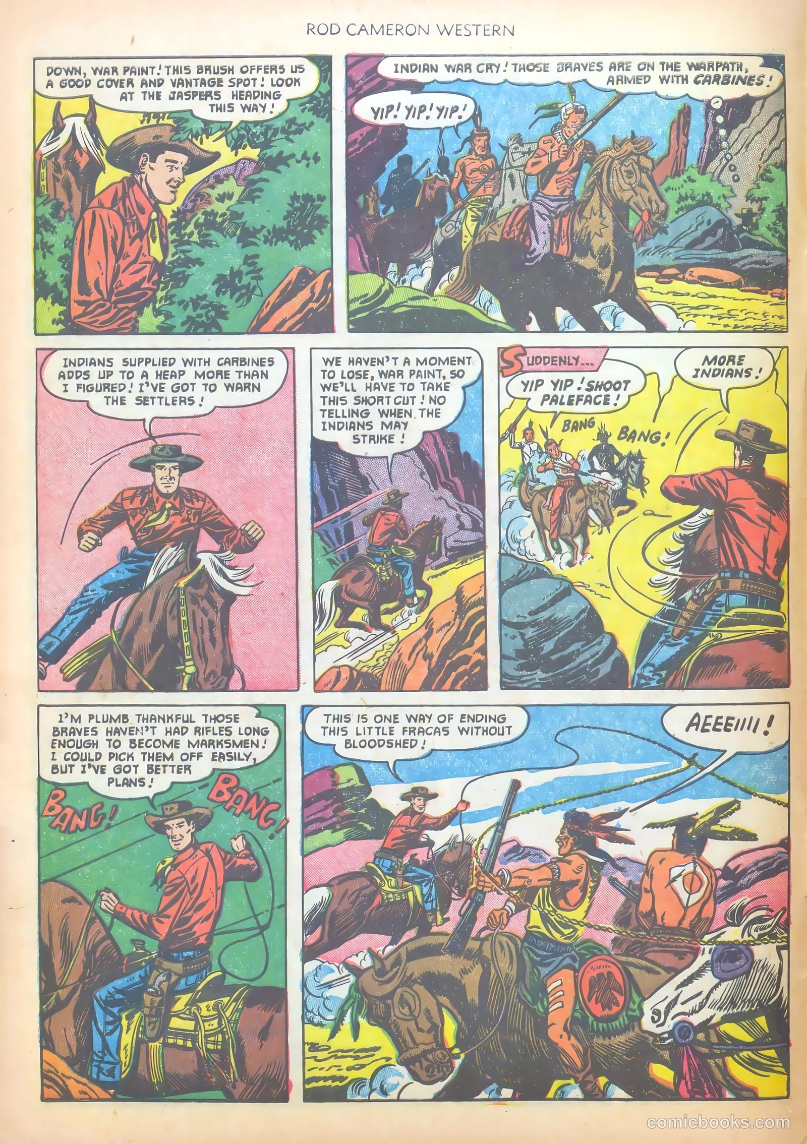 Rod Cameron Western #12 (1951) — page 8 of 36