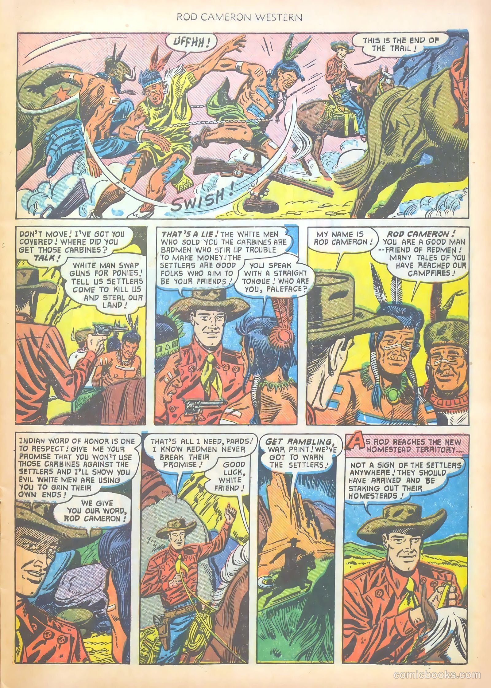Rod Cameron Western #12 (1951) — page 9 of 36