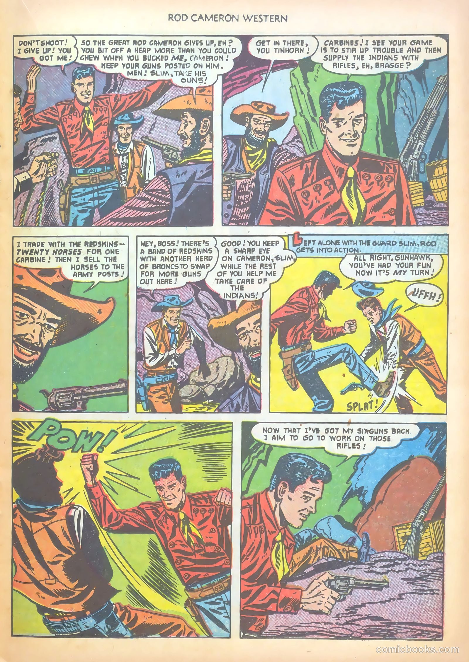 Rod Cameron Western #12 (1951) — page 15 of 36