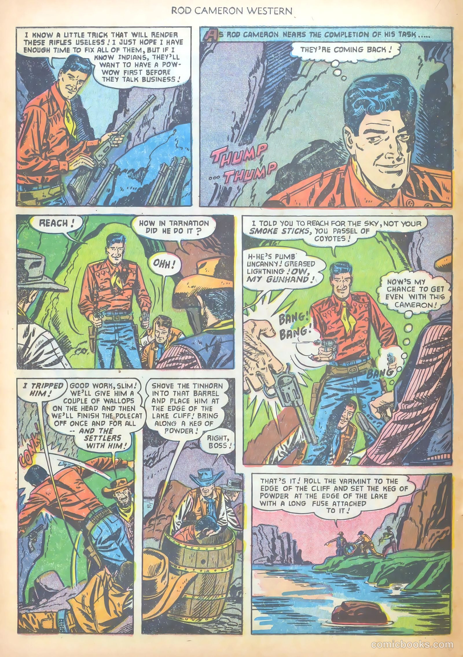 Rod Cameron Western #12 (1951) — page 16 of 36