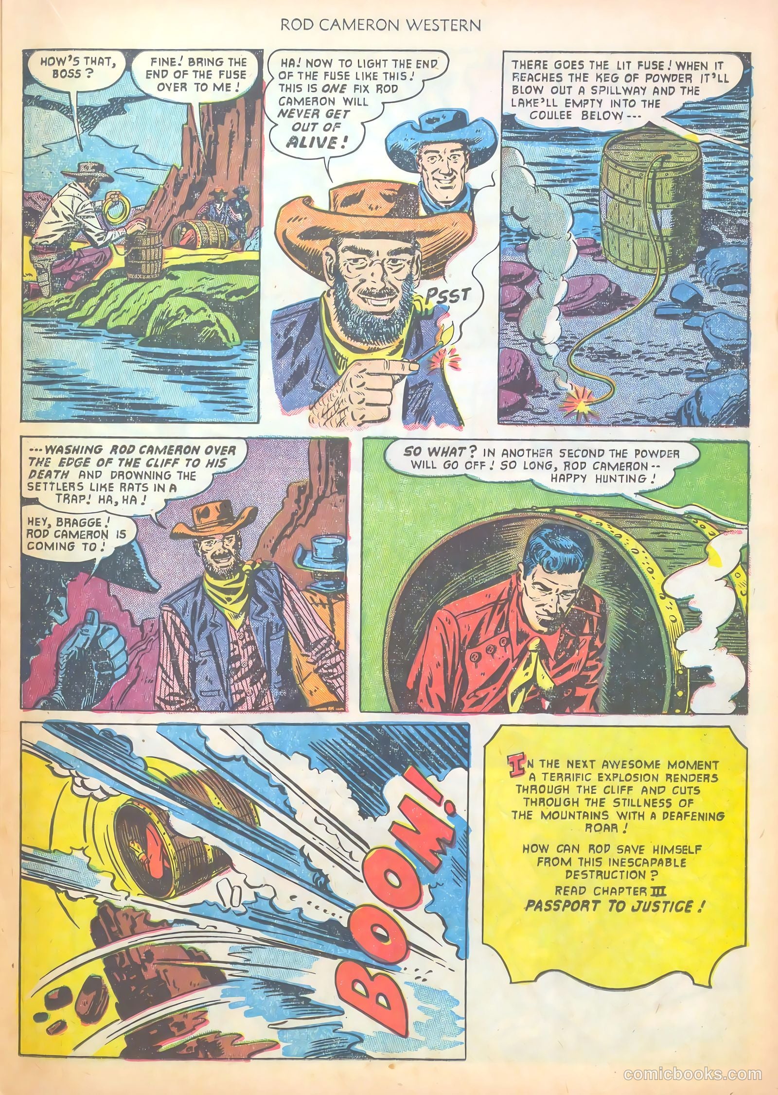 Rod Cameron Western #12 (1951) — page 17 of 36