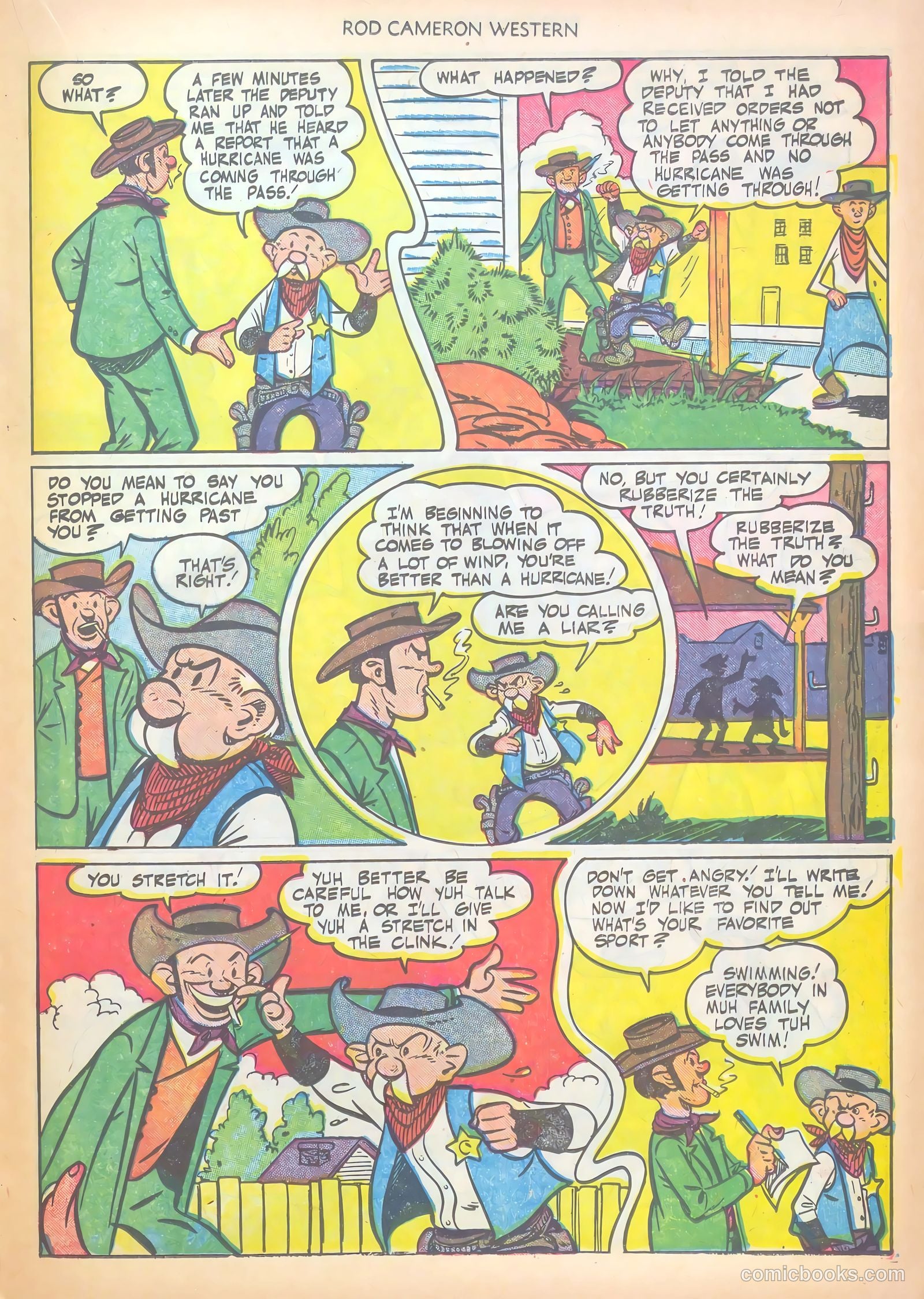 Rod Cameron Western #12 (1951) — page 19 of 36