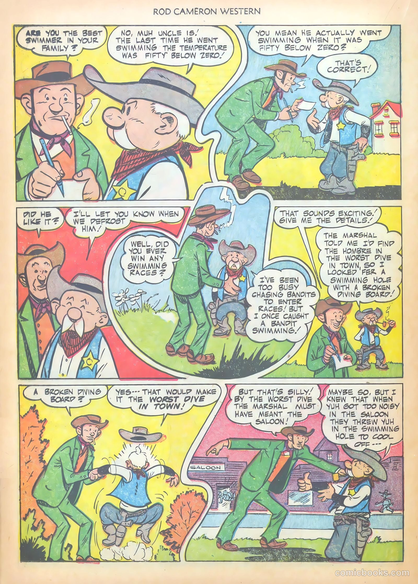 Rod Cameron Western #12 (1951) — page 20 of 36