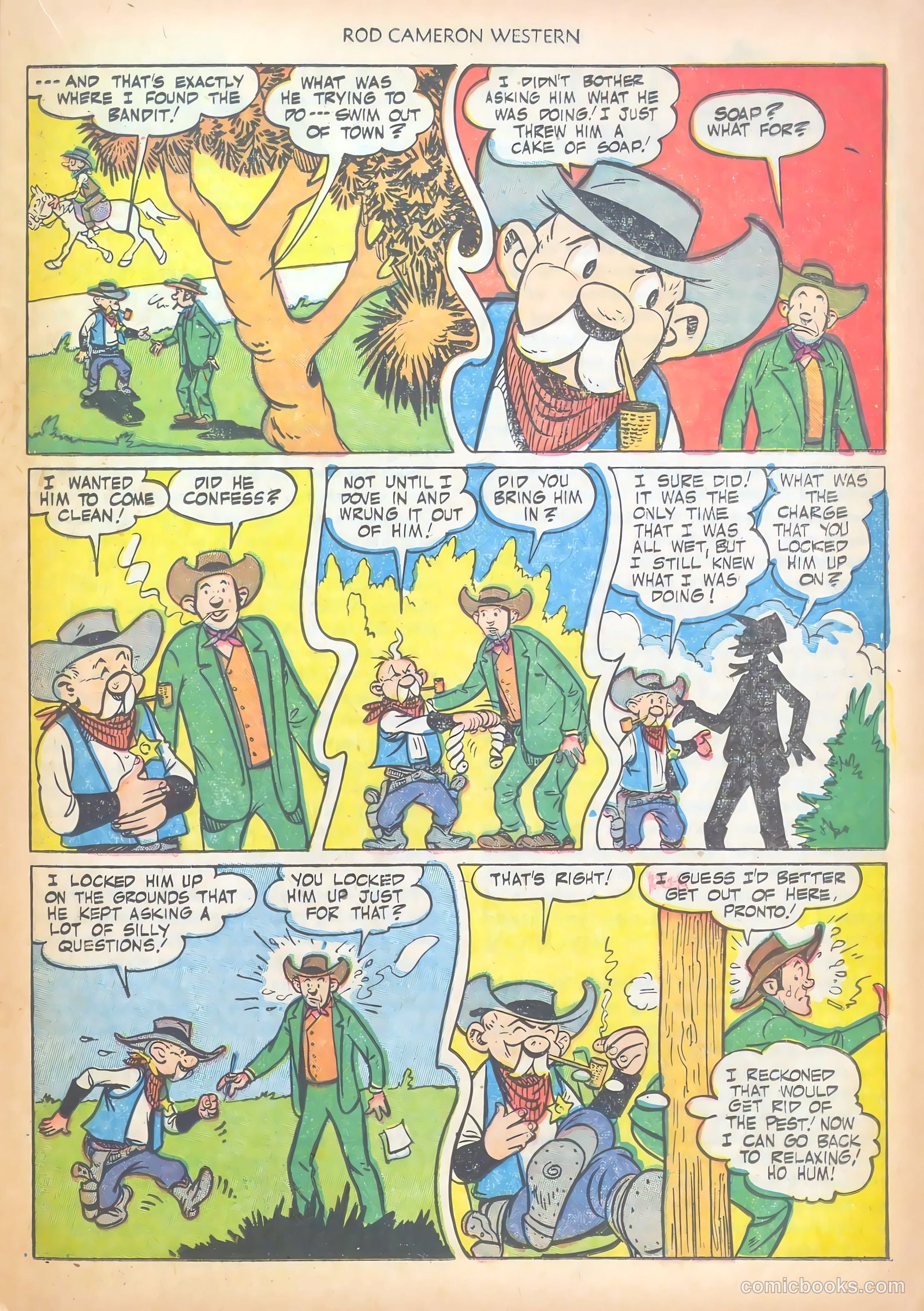 Rod Cameron Western #12 (1951) — page 21 of 36