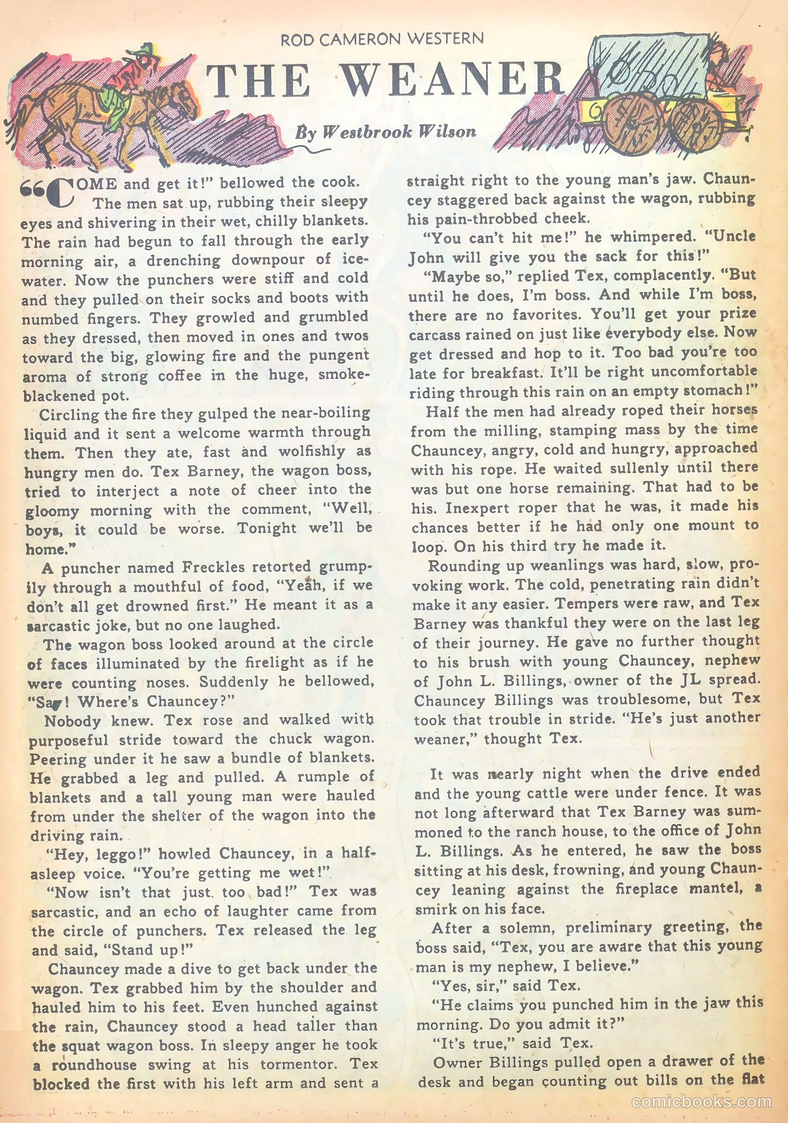 Rod Cameron Western #12 (1951) — page 22 of 36