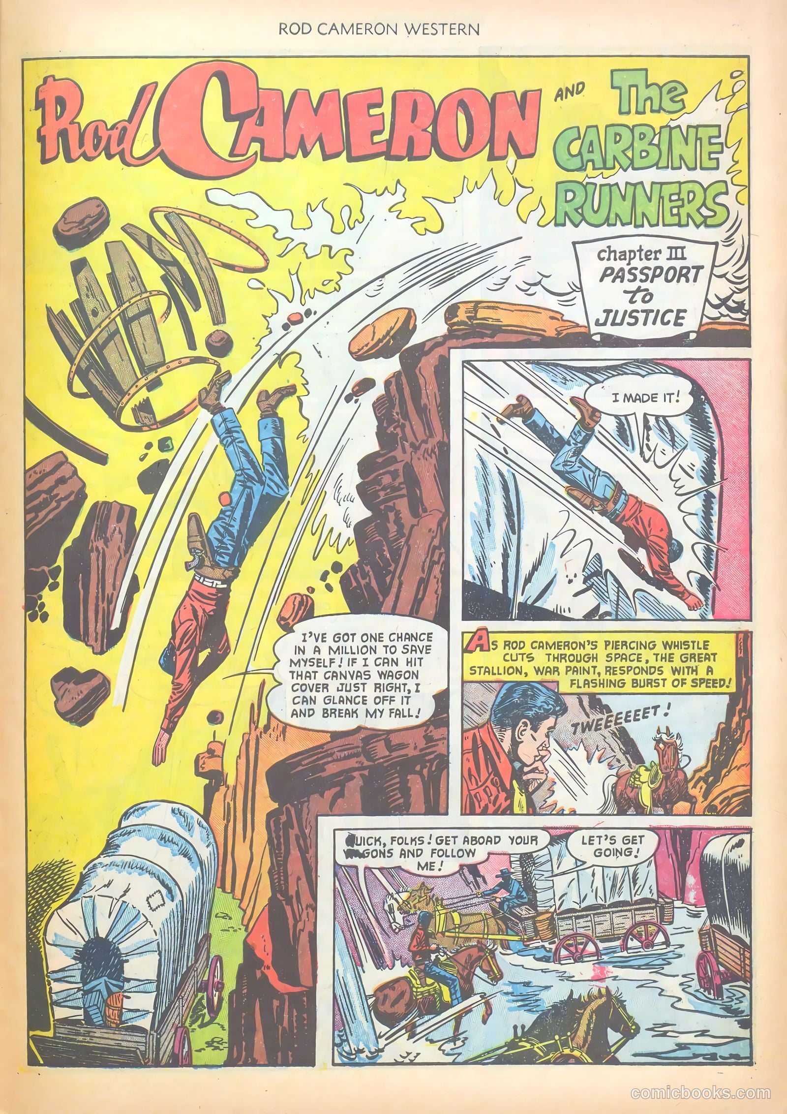 Rod Cameron Western #12 (1951) — page 27 of 36