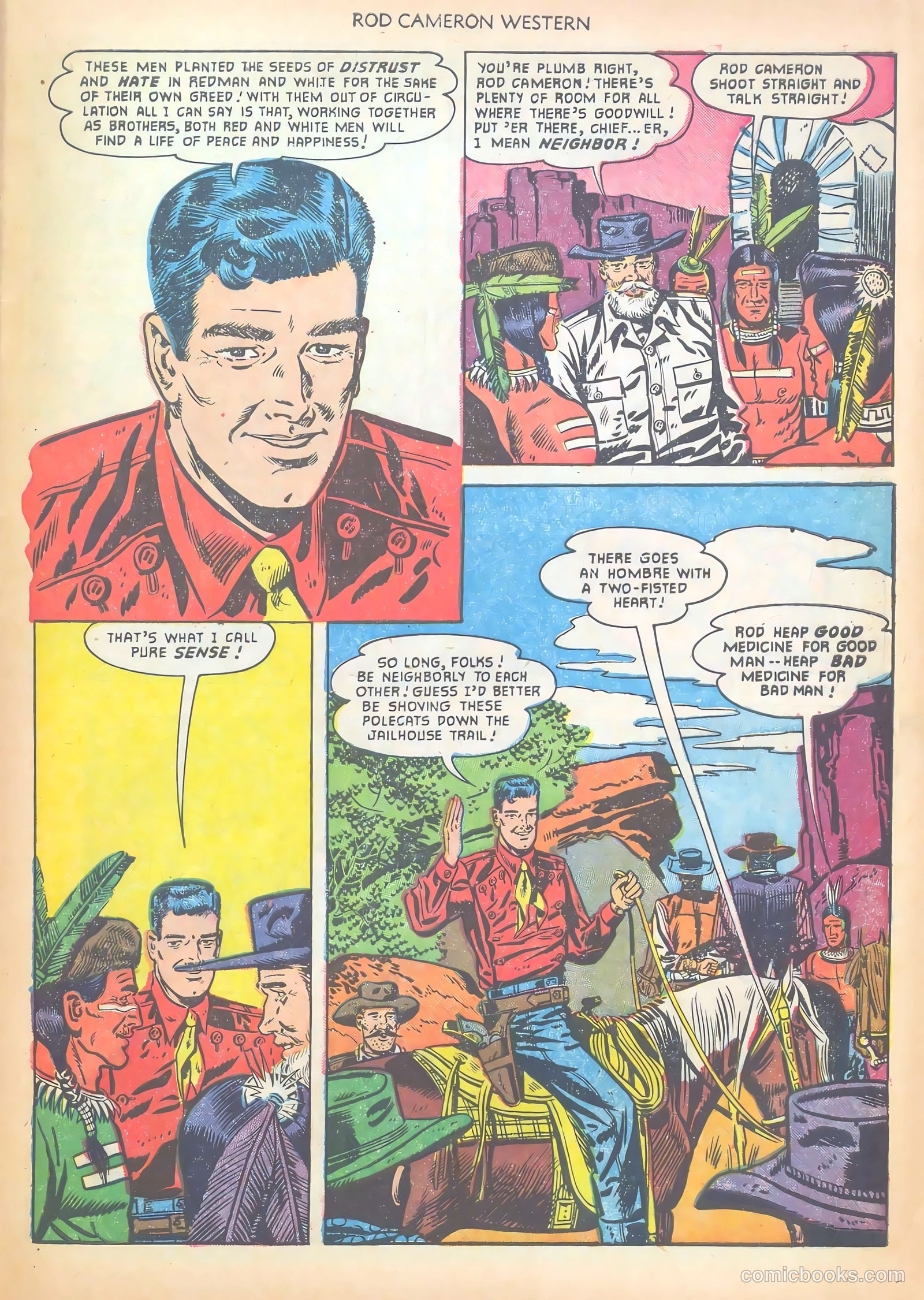 Rod Cameron Western #12 (1951) — page 33 of 36
