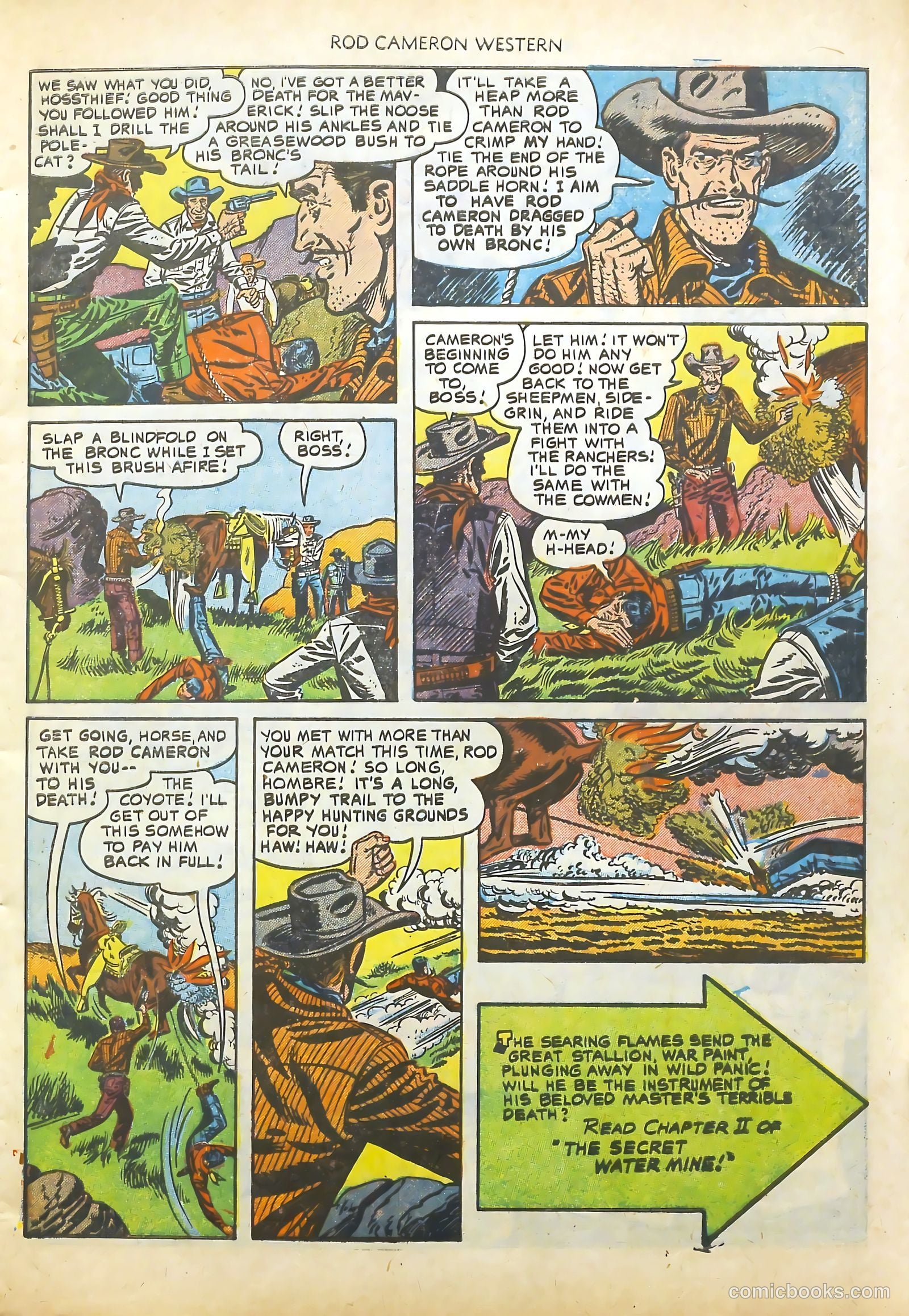 Rod Cameron Western #13 (1952) — page 9 of 36