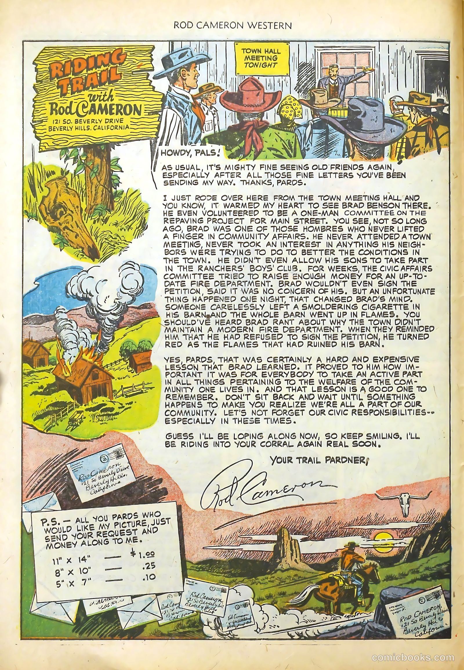 Rod Cameron Western #13 (1952) — page 10 of 36